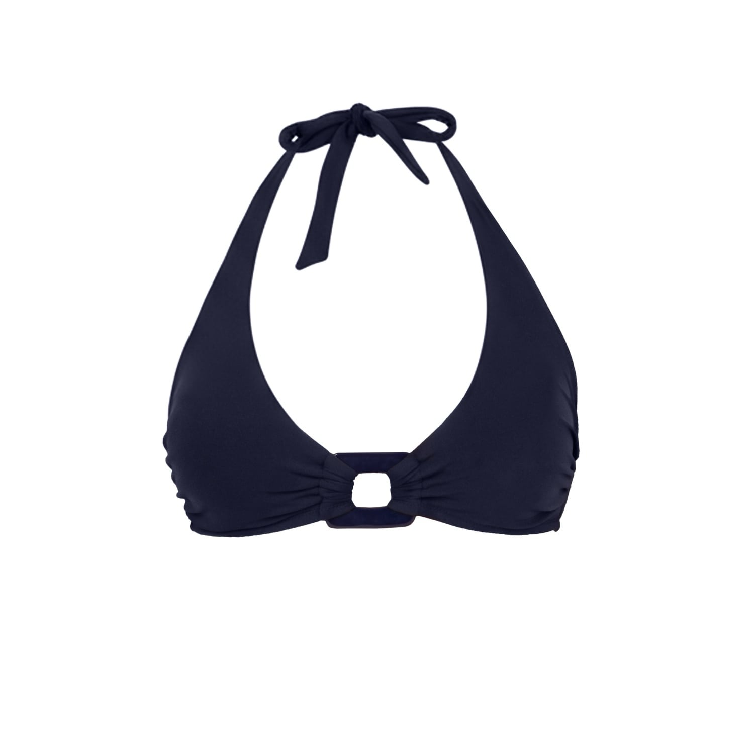 Kikki-g Swimwear Women's Beatrice Halter Top - Navy Blue