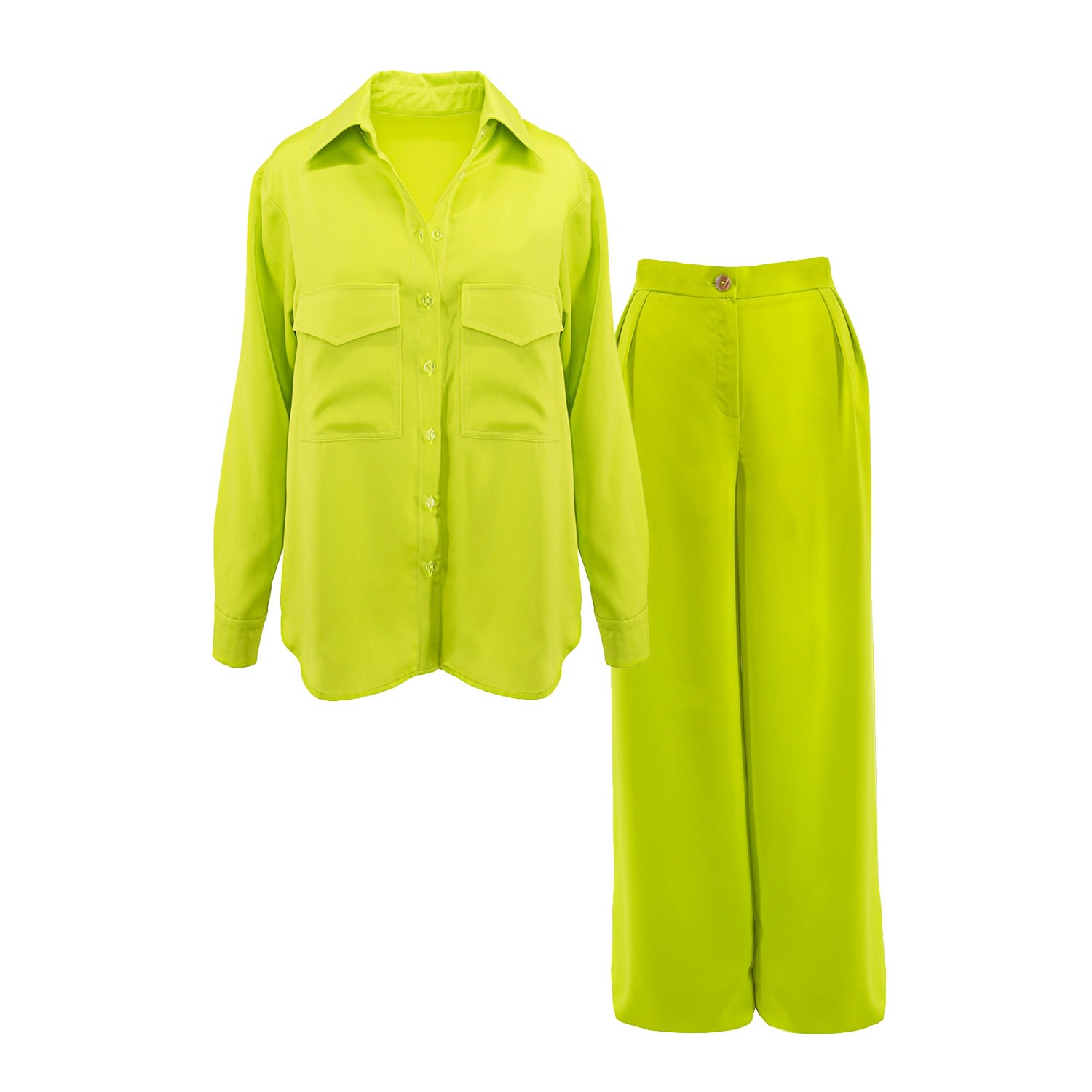 Women’s Yellow / Orange Neon Yellow Set Small Bluzat