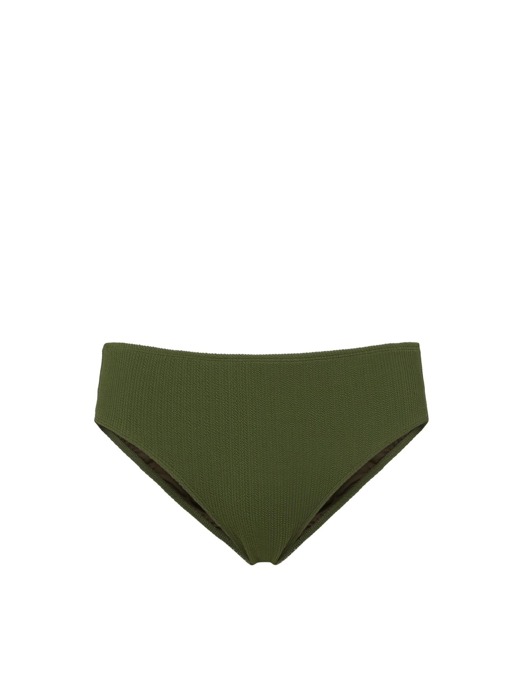 Change Of Scenery Women's Green Classic Midrise Bottom In Olive Texture In Green