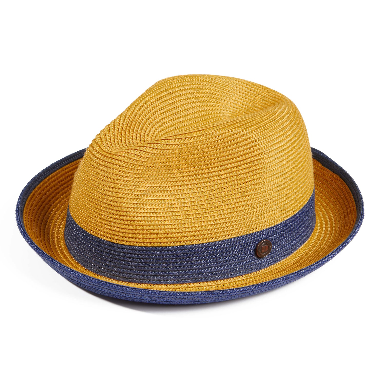 Men’s Yellow / Orange Dasmarca Florence Yellow Summer Two Tone Crushable Hat 55Cm Dasmarca Hats