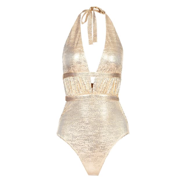 gold bikinis swimwear