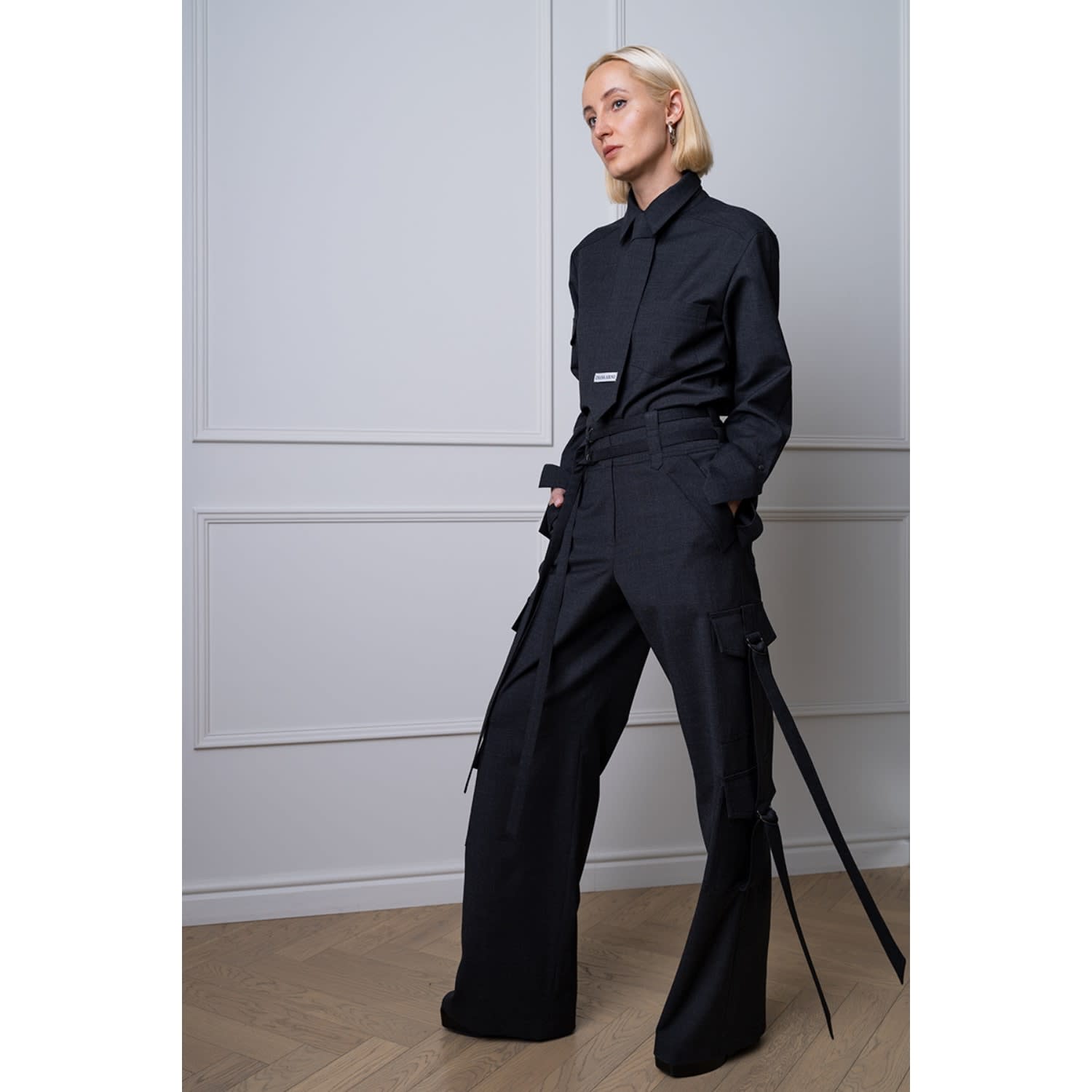 Hypnotised Satin Wide Leg Trousers