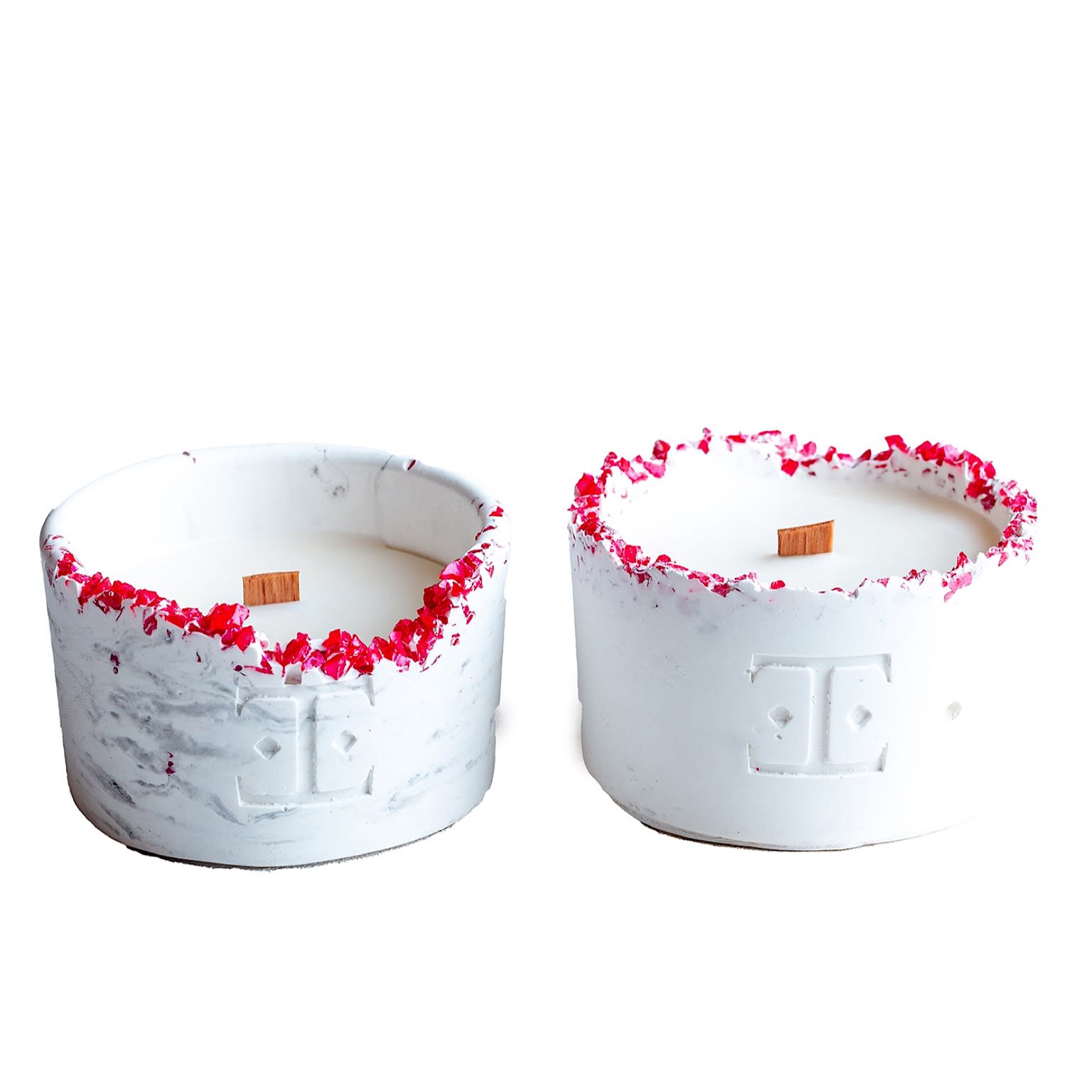 Esti Living Silver / Red Simply Red Midi Candle Set