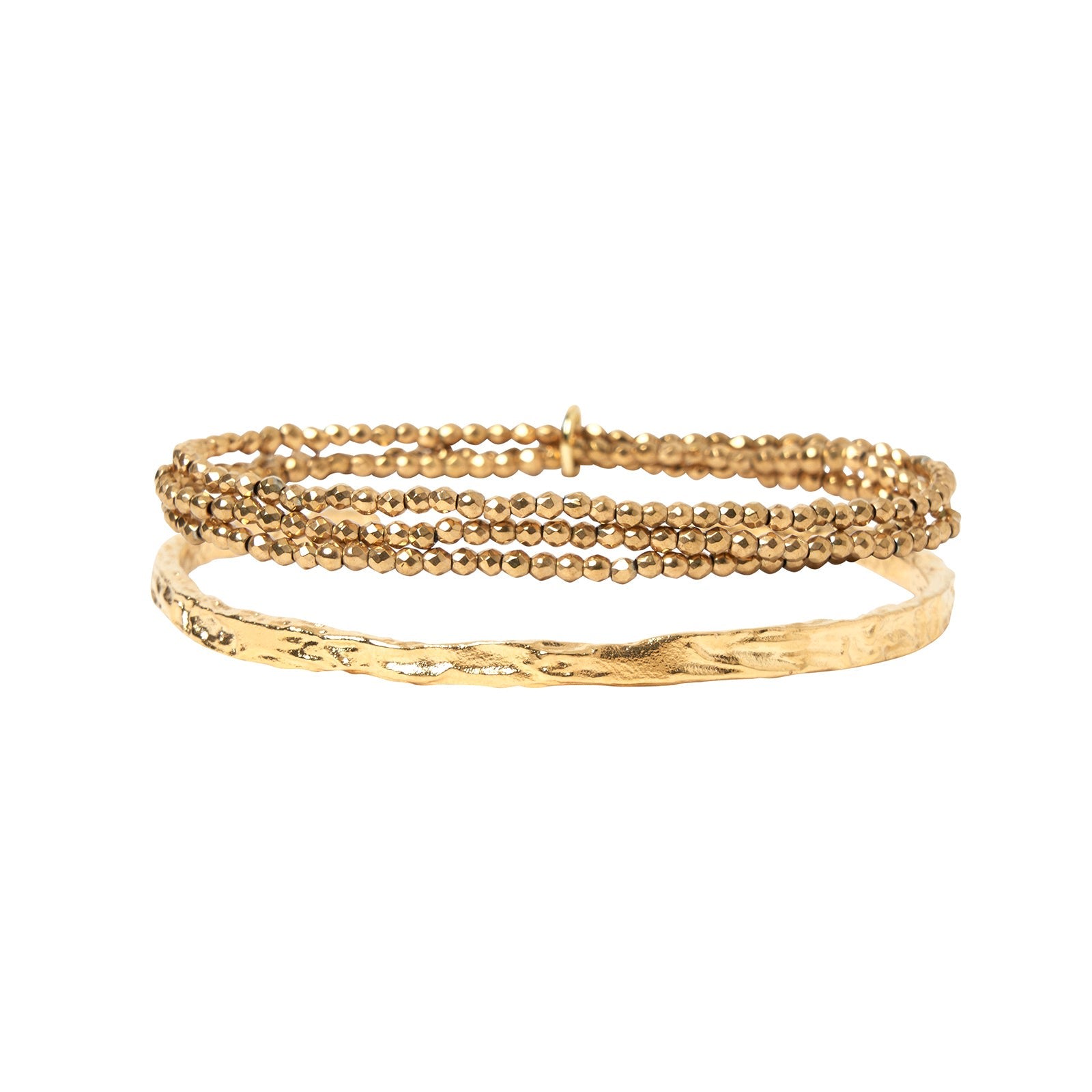 Women’s Birdie Gold Bracelet Stack Arms of Eve