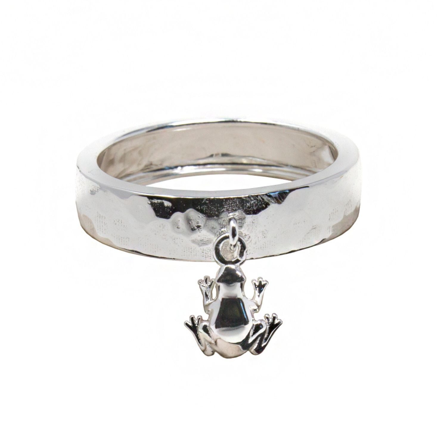 Women’s Leaping Frog Ring- Silver Nasi Silver