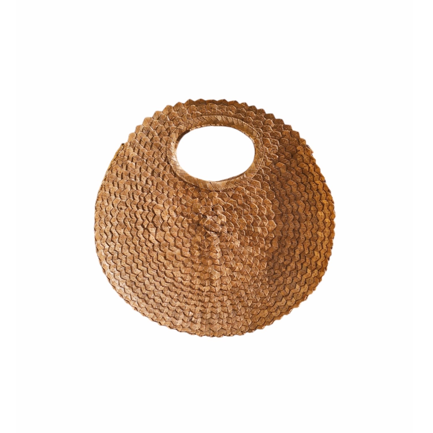 Ohsun Women's Neutrals / Brown Finny Straw Handbag - Brown