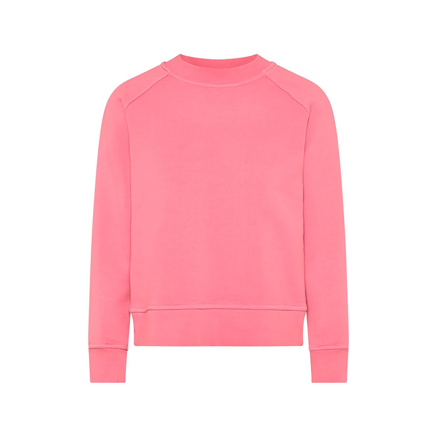 pink cotton sweatshirt