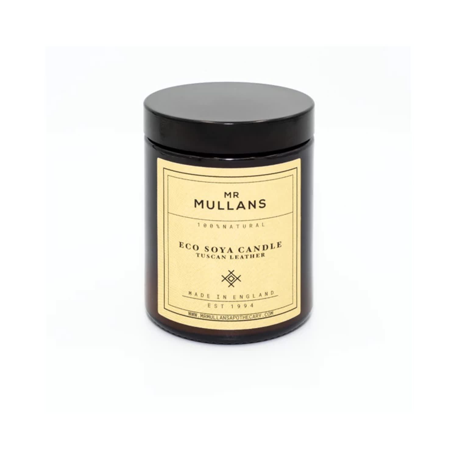 tuscan leather candle