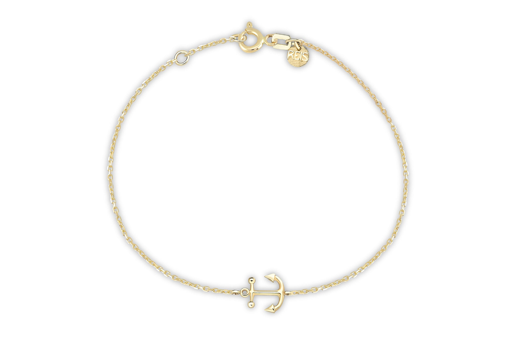 Reis Jewellery Women's Gold Anchor Bracelet