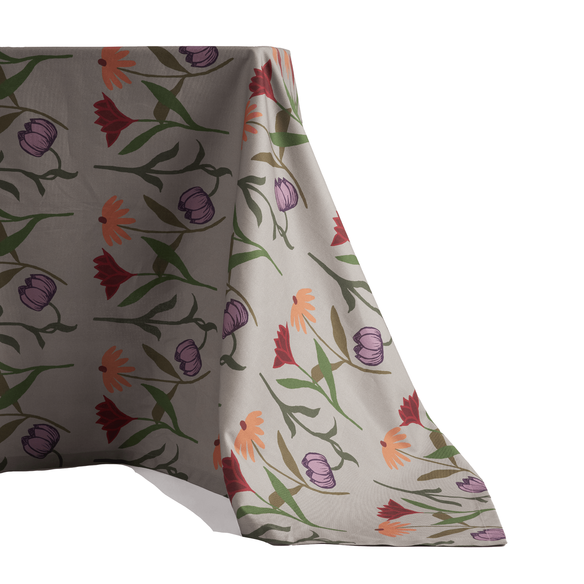 Grey Tablecloth In Picnic On The Meadow - Large Sophie Williamson Design