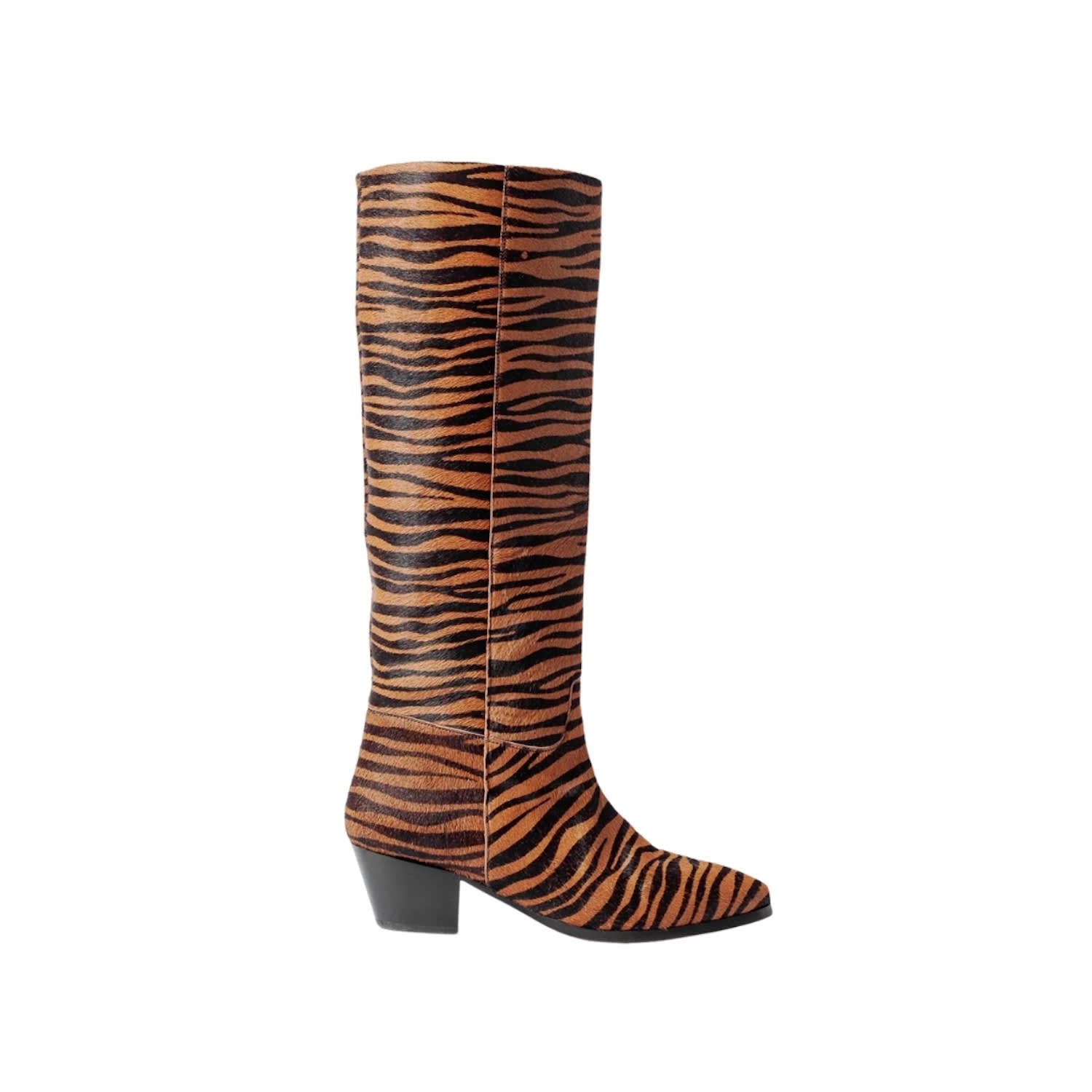 Blankens Women's Black / Brown The Joan High Rust Zebra In Brown