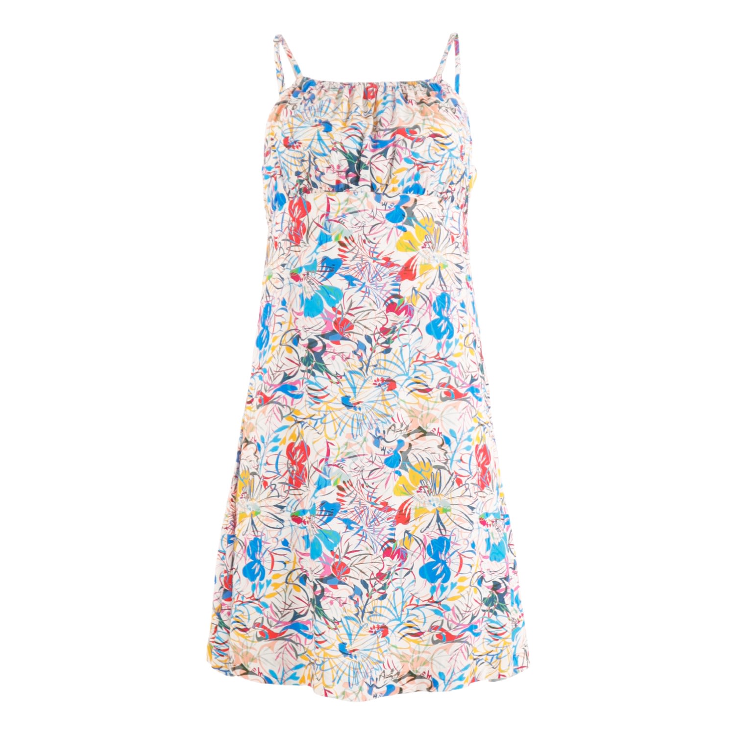Women's Farrah Mini Dress Gerbera White | Large | Morrato Bali