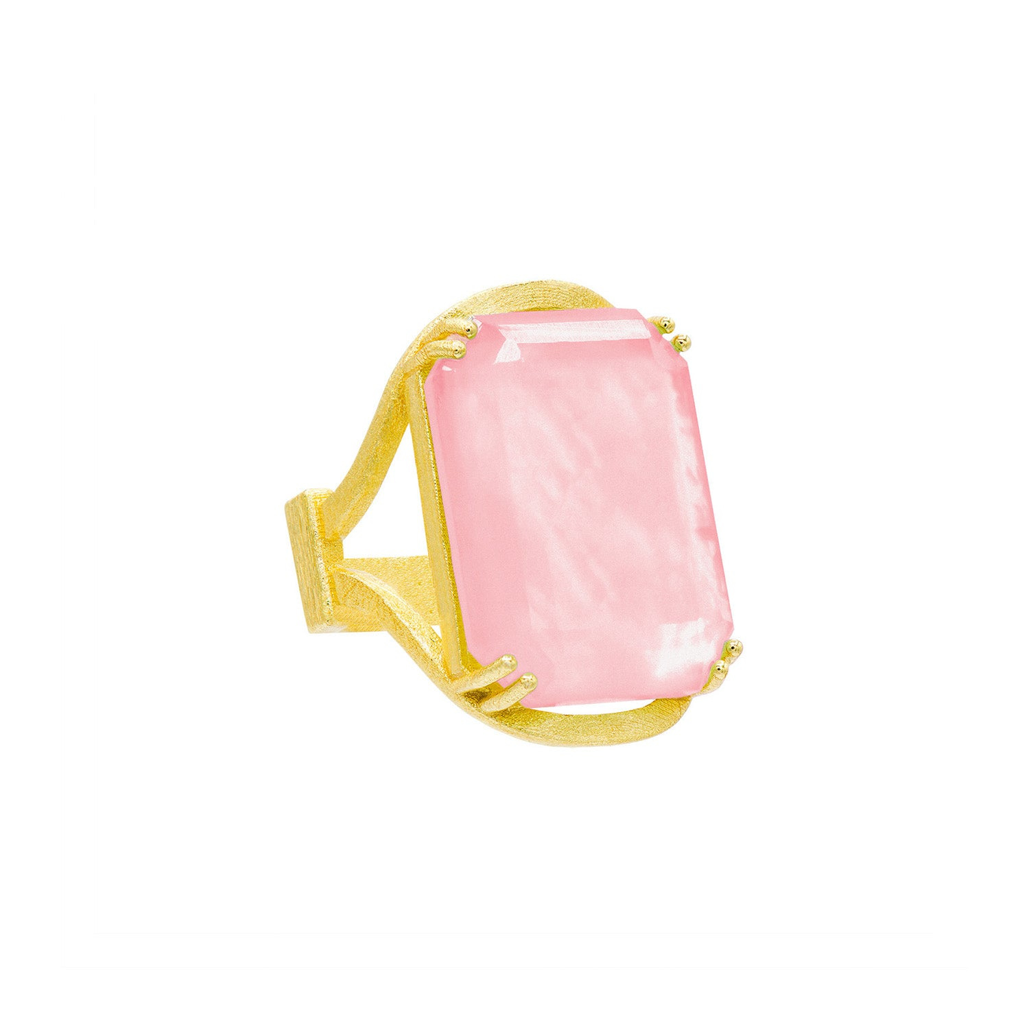 Marcia Moran Women's Gold / Pink / Purple Cinderella Ring