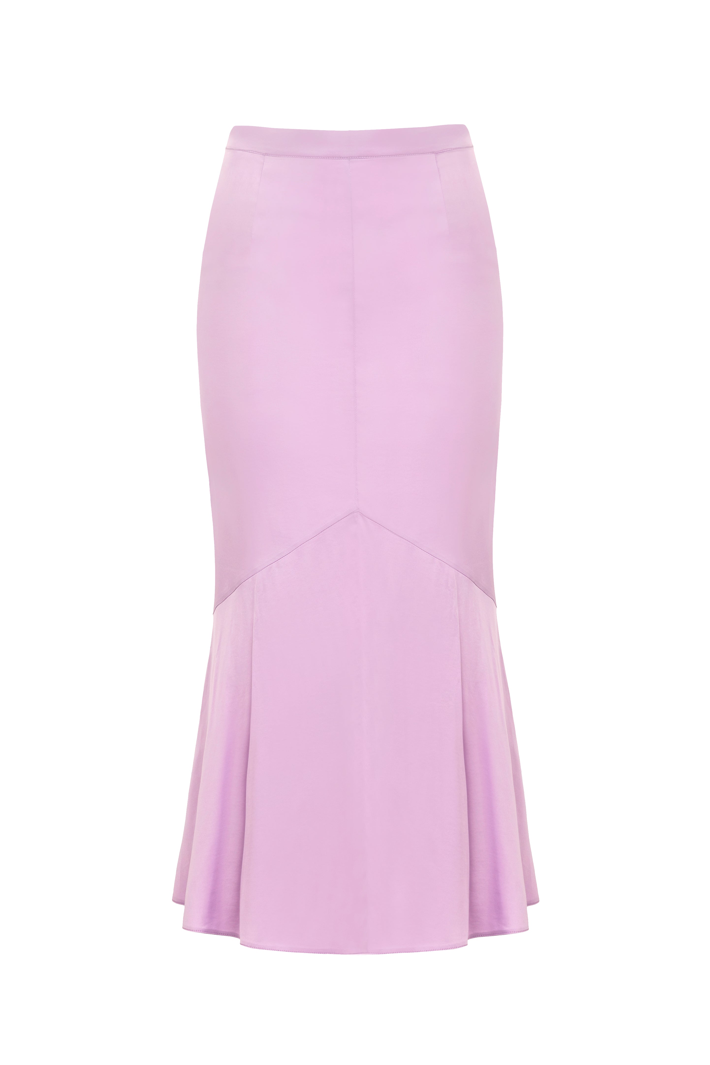 Jaaf Women's Pink / Purple Satin Panelled Skirt In Lilac In Pink/purple