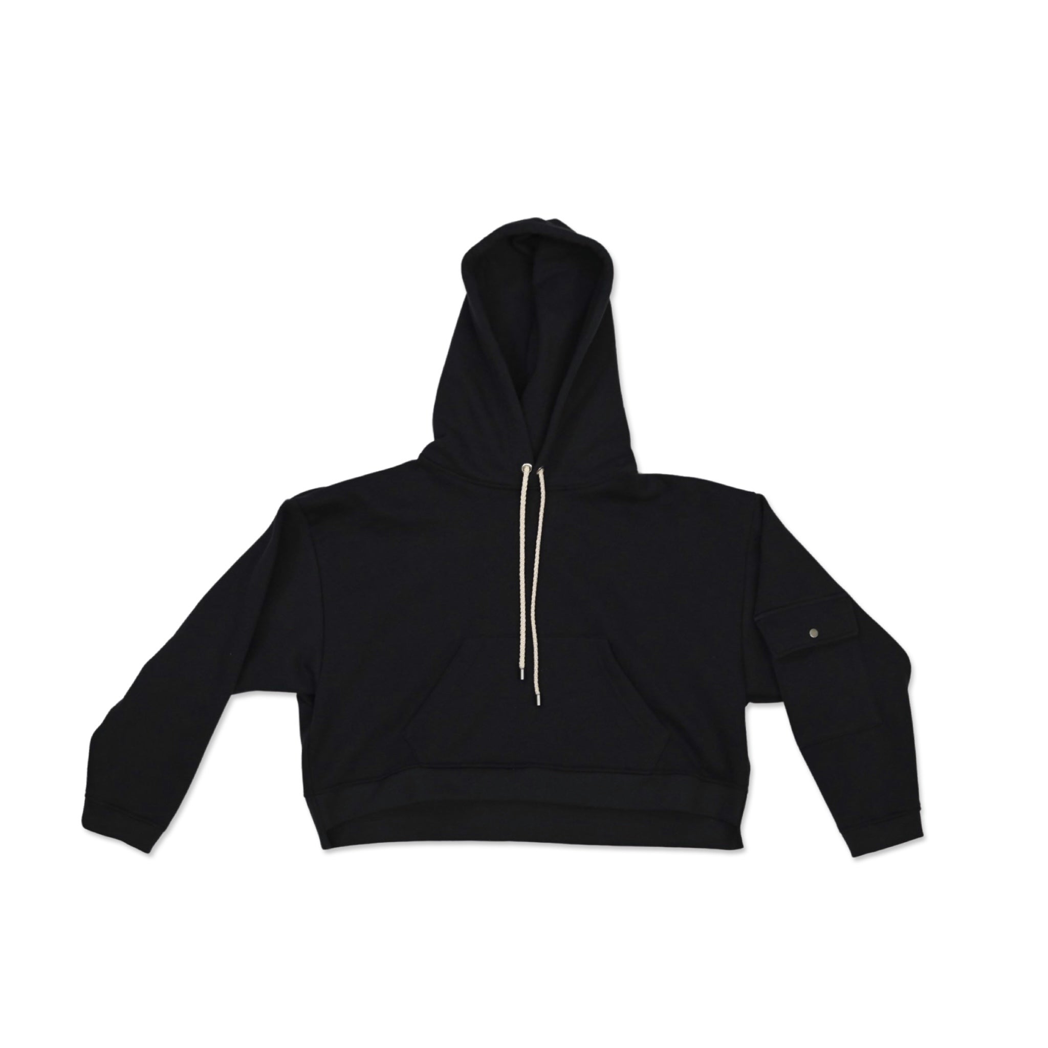 Bradford Row Women's Black Osiris Offset Hoodie In Black