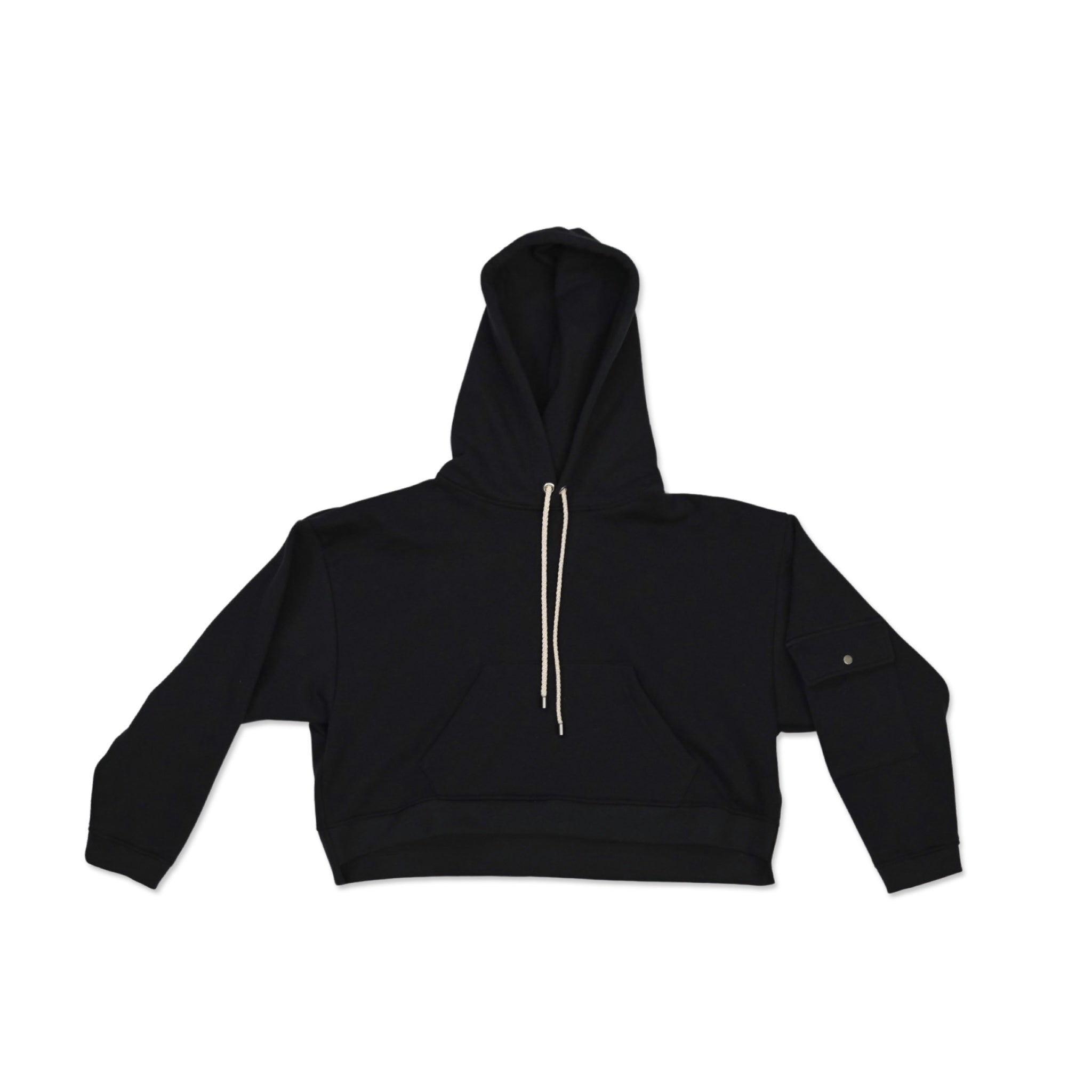 Women’s Black Osiris Offset Hoodie Extra Small Bradford Row