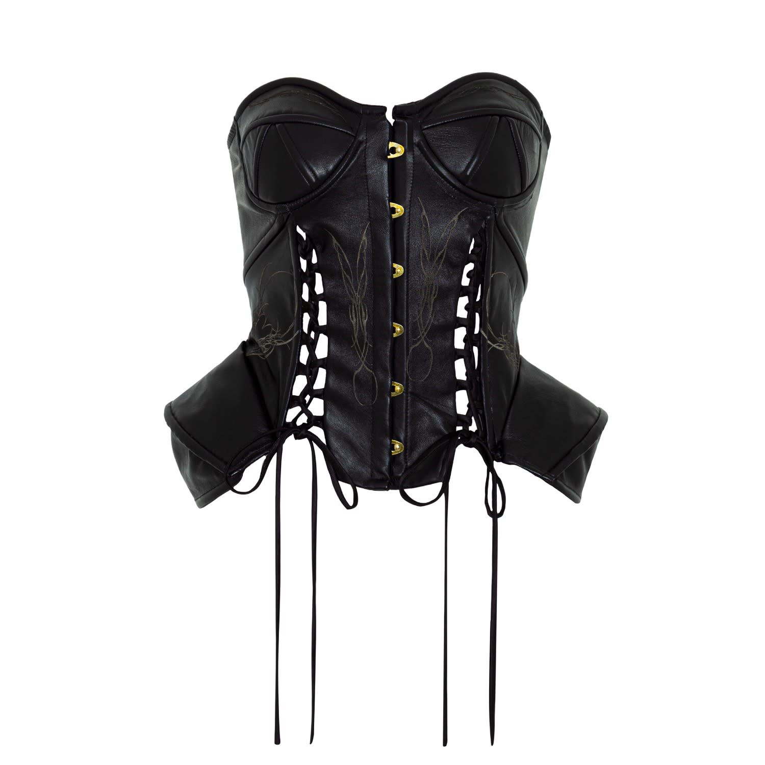 Paloma Lira Women's Black Dark Heart Corset In Black