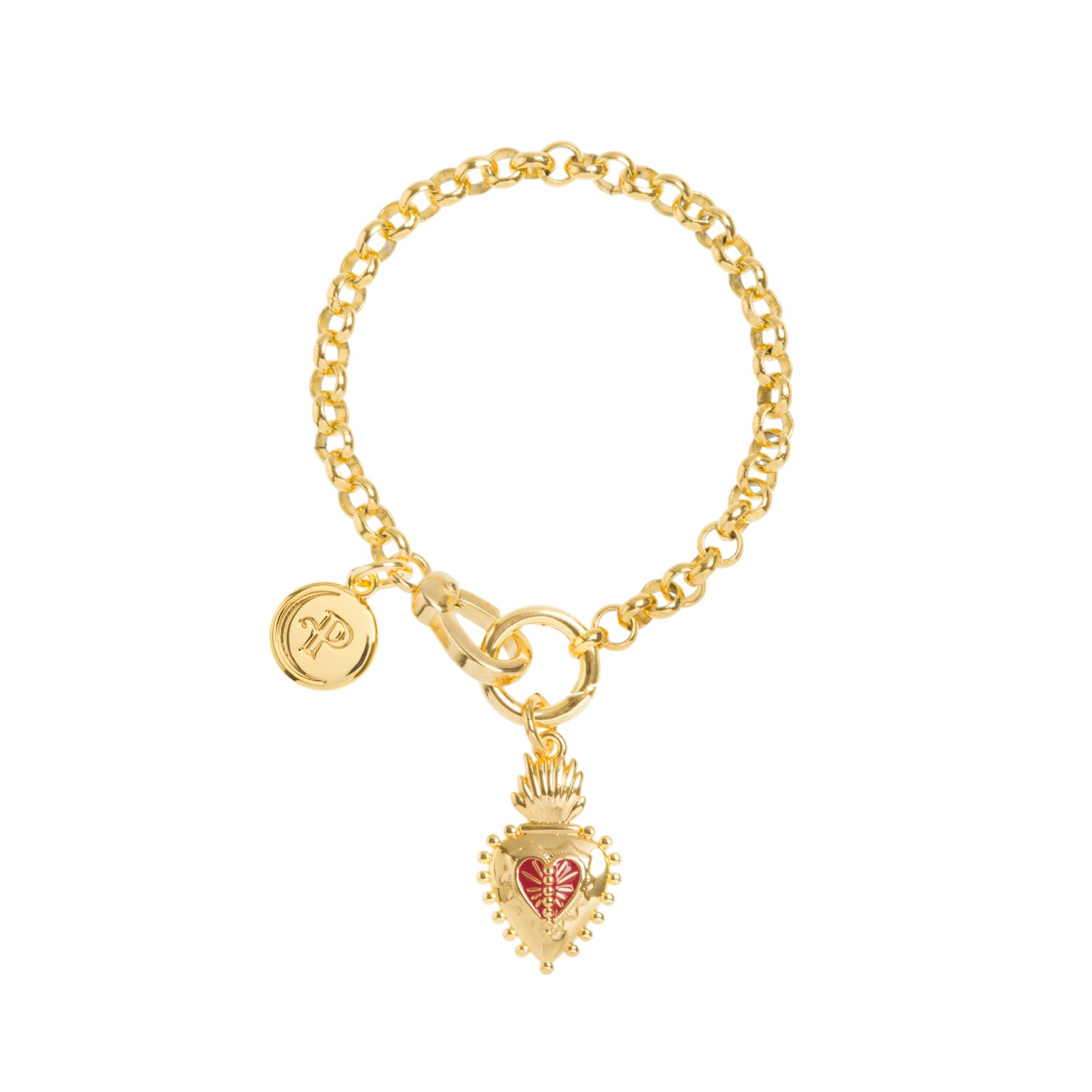 Women’s Gold / Red Gold Belcher Frida Kahlo Bracelet Patroula Jewellery