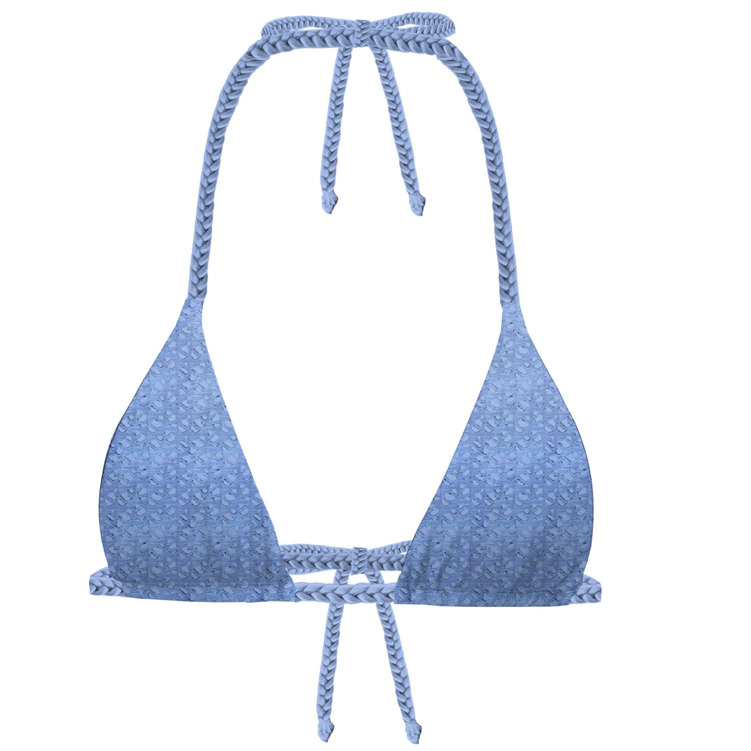 Blackbough Swim Women's Blue Parker Triangle Top / Oceania Crochet In Blue