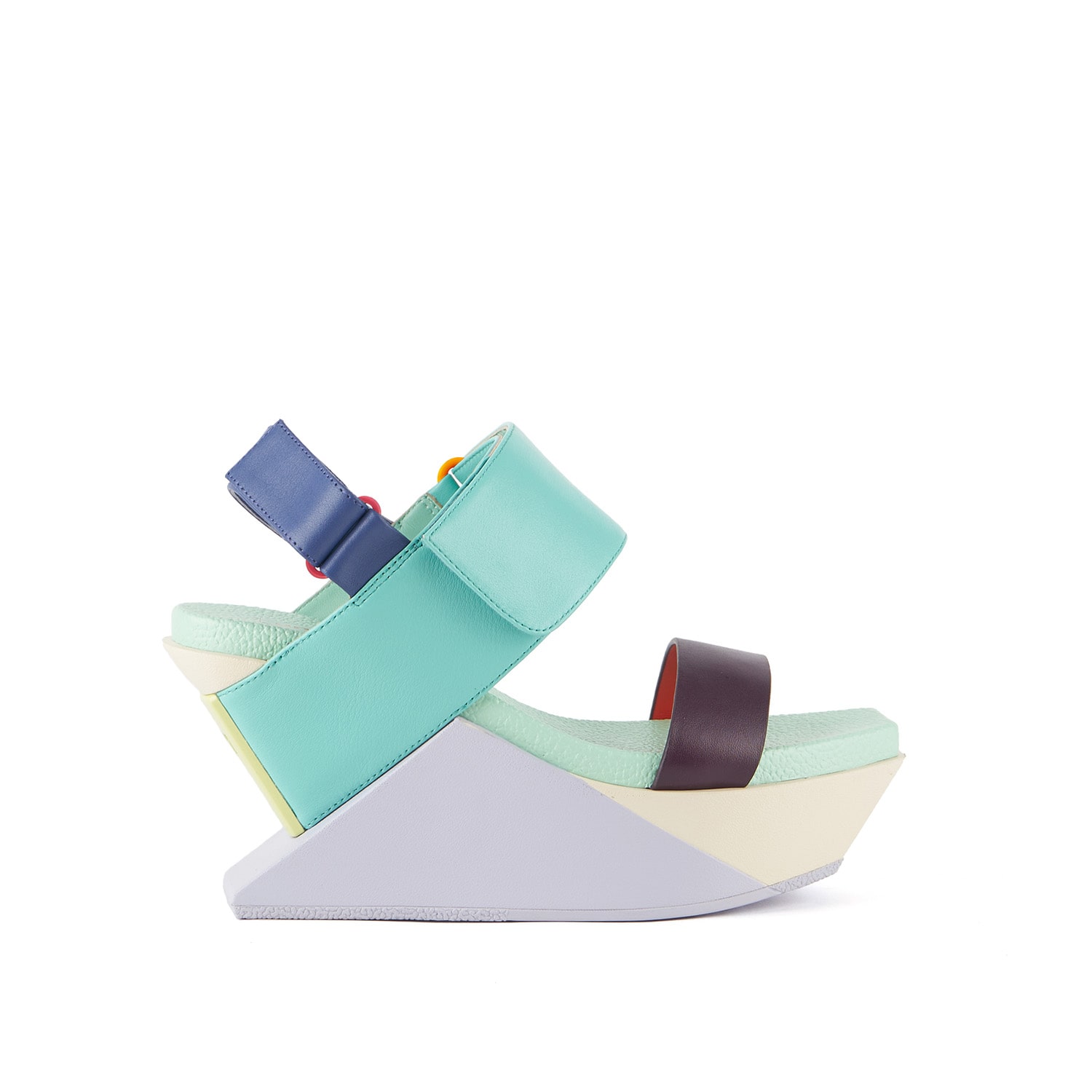 United Nude Delta Wedge Sandal In Multi