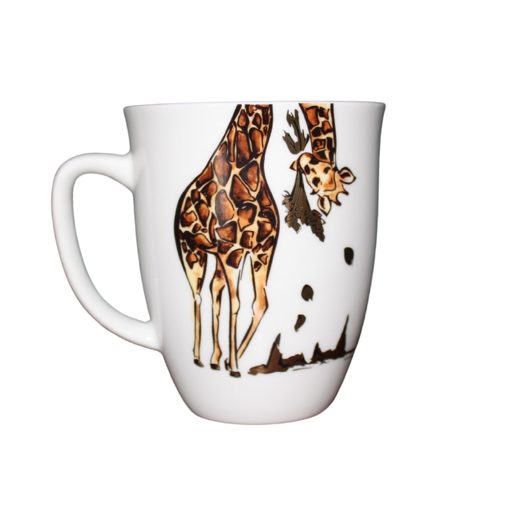 Gold Amboseli Giraffe Mug Milly Sands