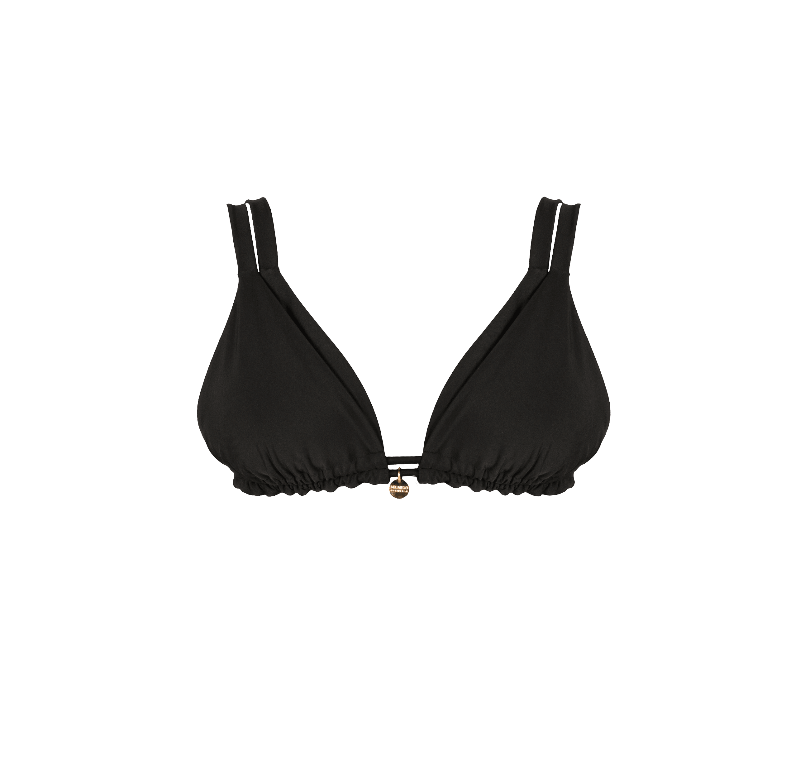 Bélmuso Swimwear Women's Black Concha Bikini Top