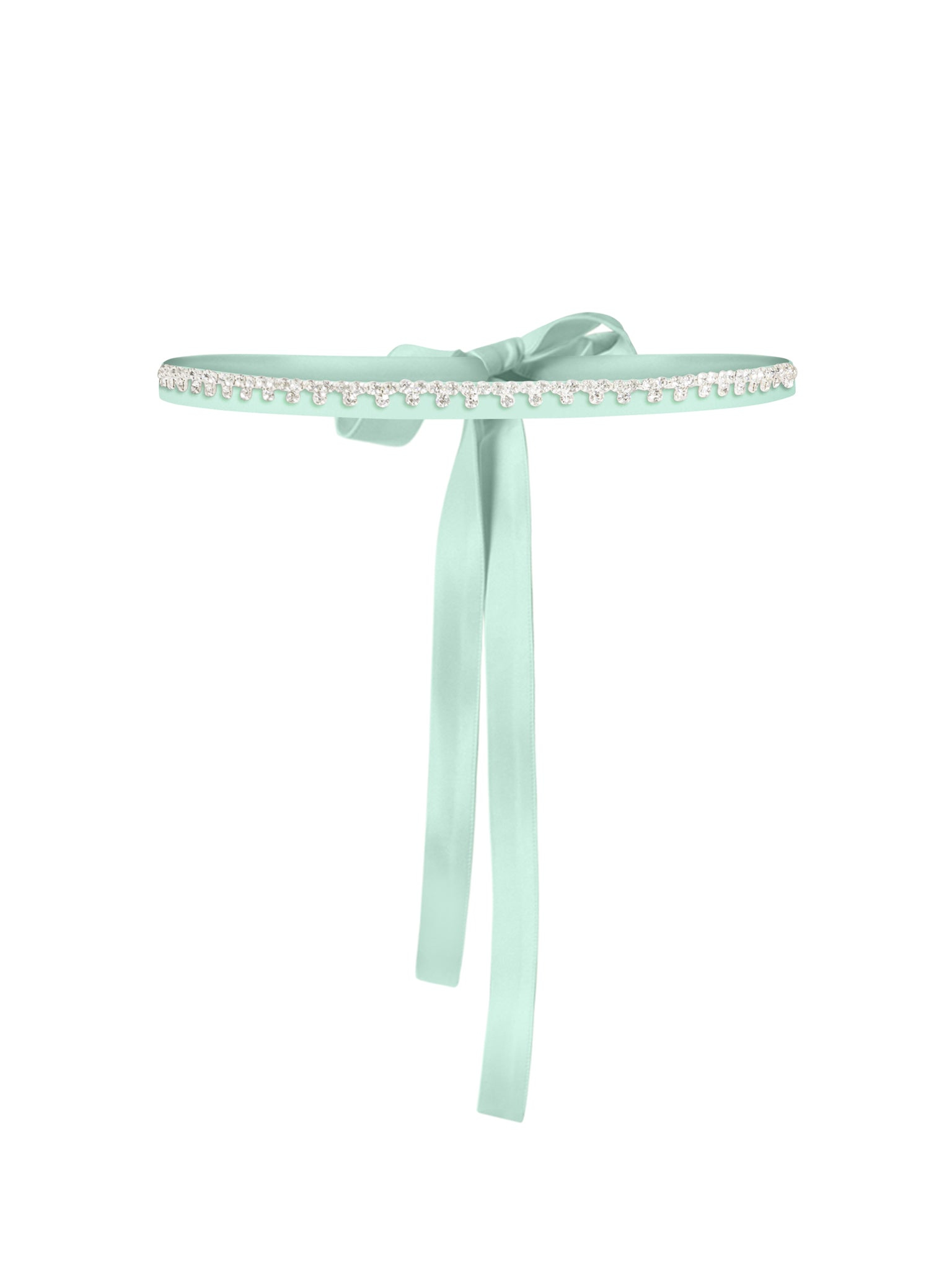 Tia Dorraine Women's Crystal-embellished Belt - Mint Green