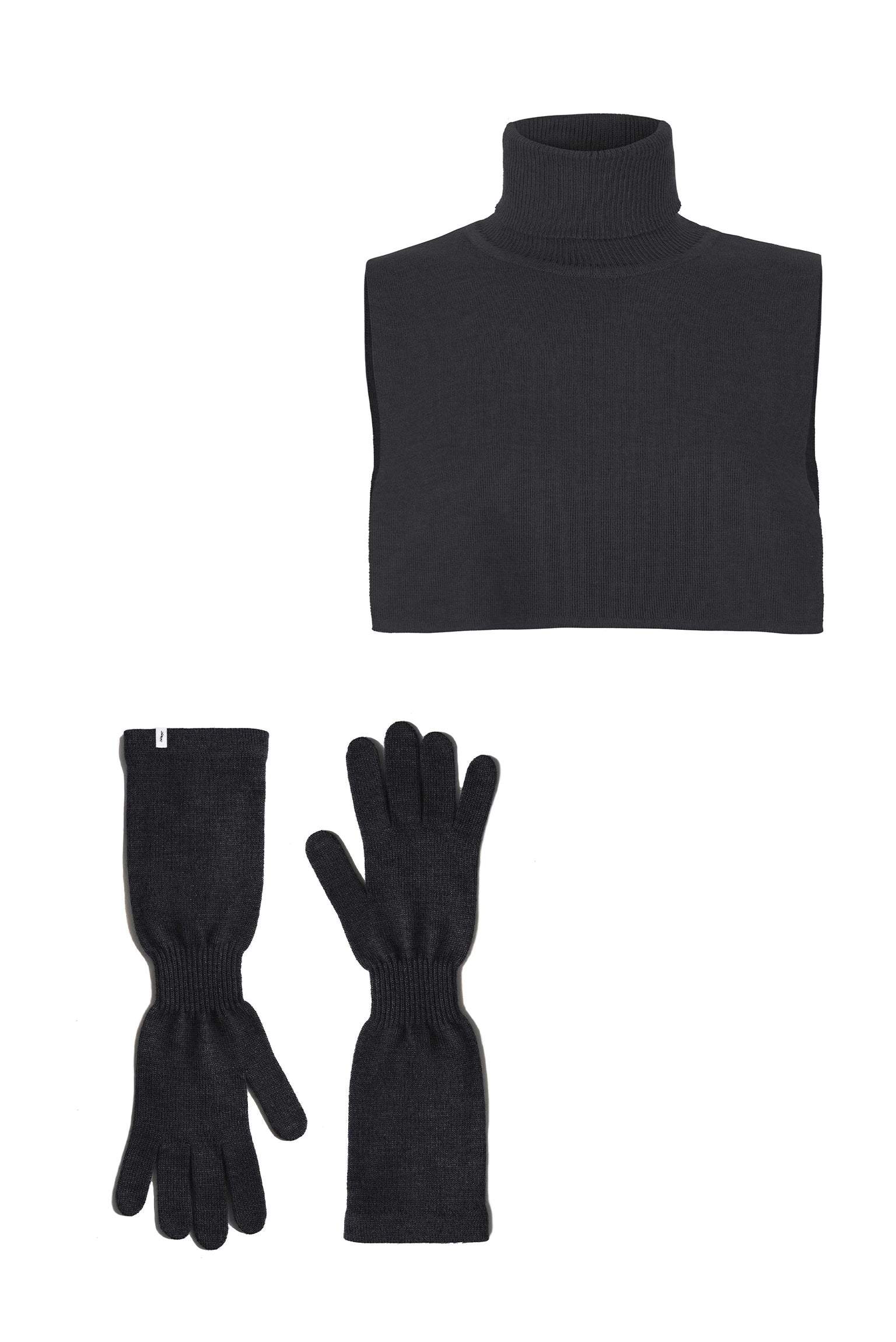 Salanida Women's Punto & Via 100% Merino Set Black In Black