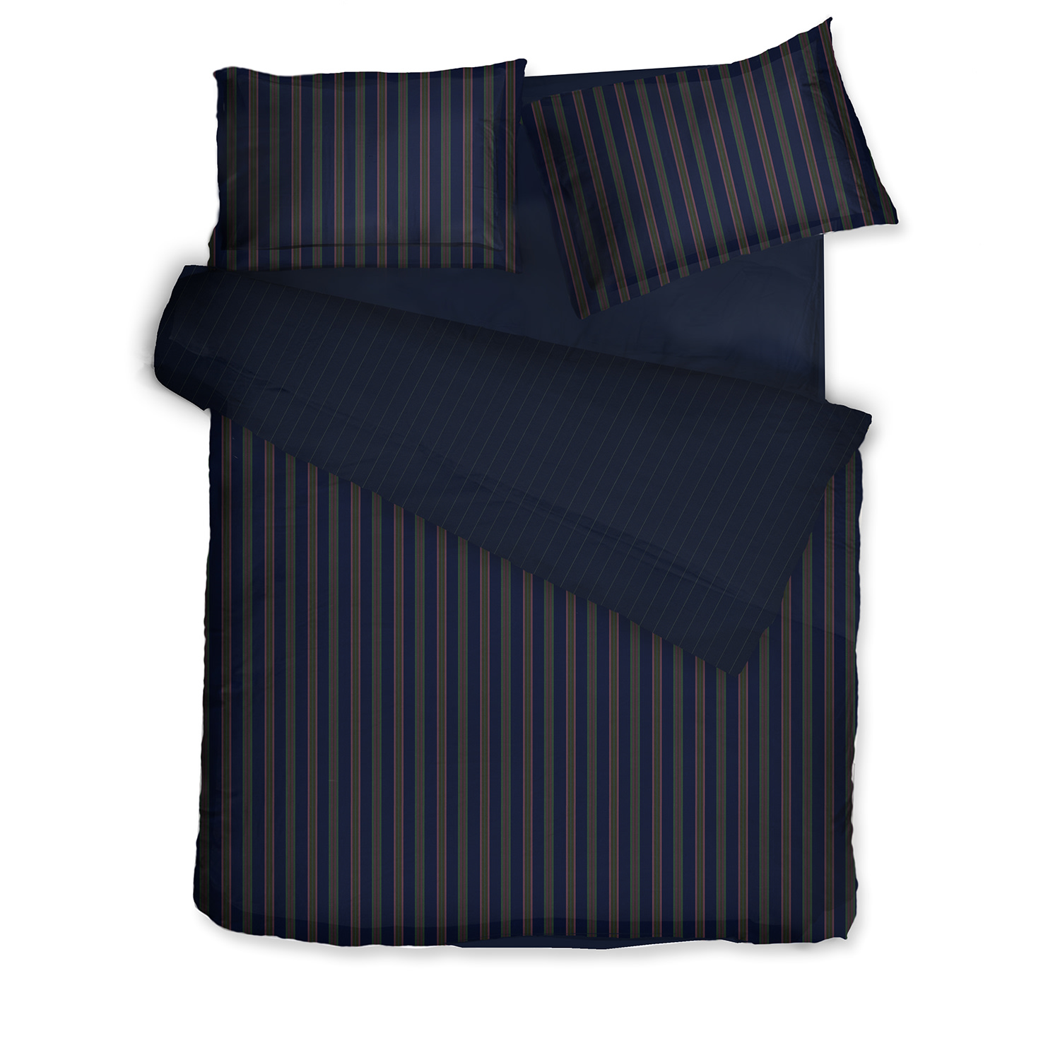 Decoflux Home Blue Sateen Bed Linen Set Etno Baltic Uk Super King, Us King In Blue