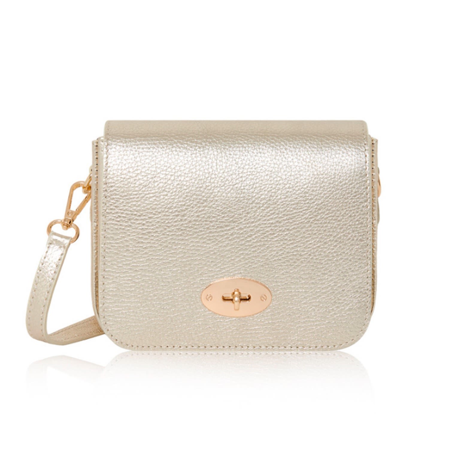 Women’s Catania Handbag In Gold Betsy & Floss