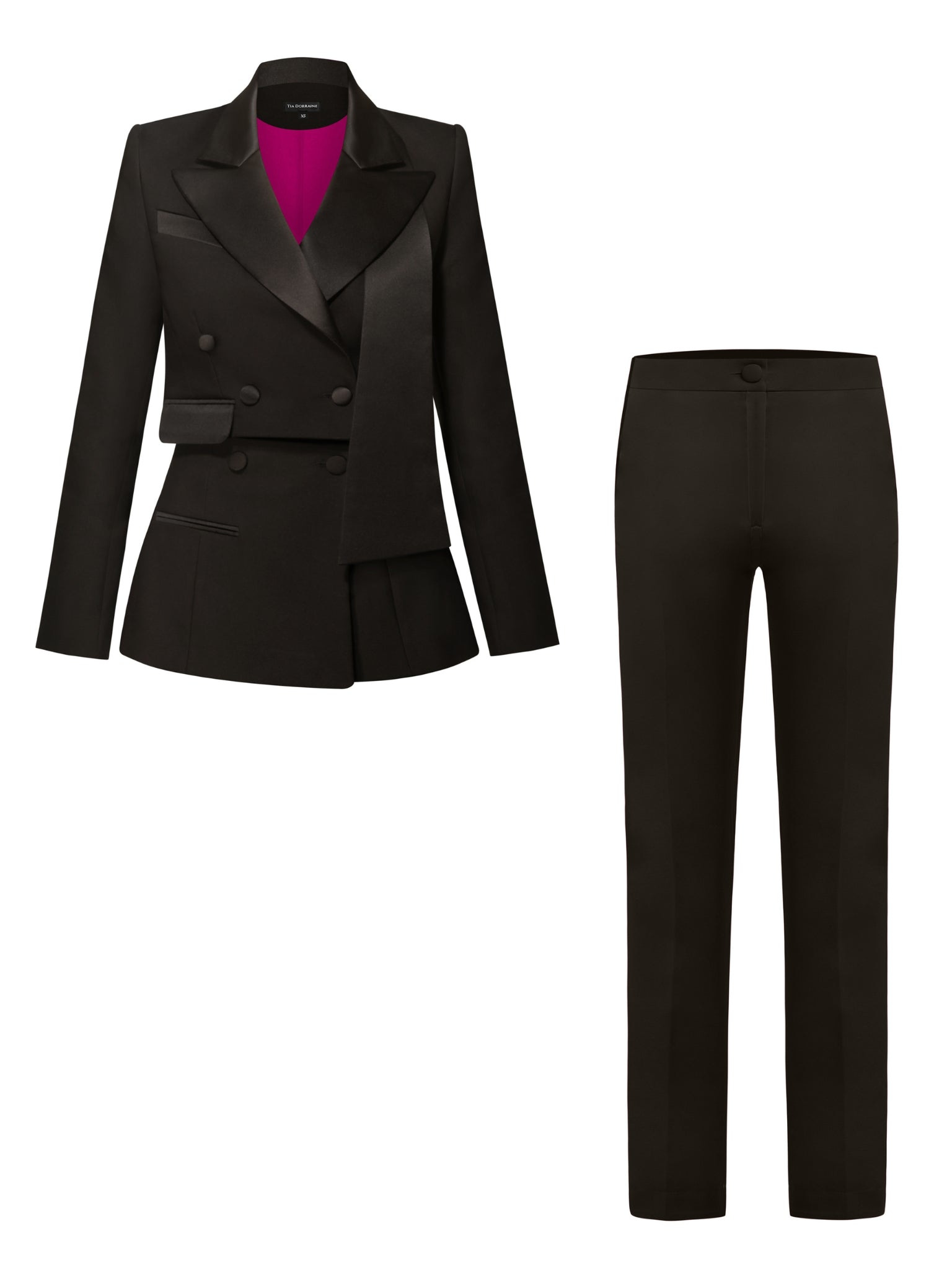 Tia Dorraine Très Chic Pant Suit - Black In Black