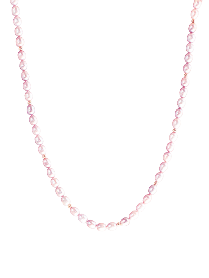 Women’s Gold / Pink / Purple Anjou Monarchy Pearl Necklace Peral