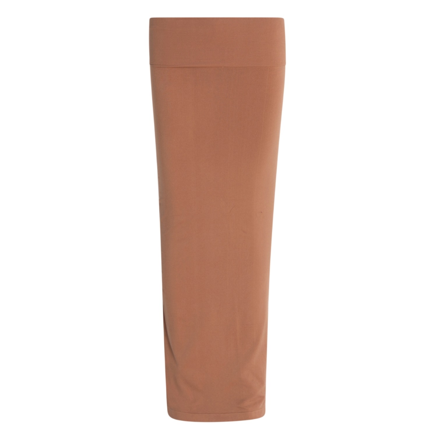 Women's Brown Maxi Tube Skirt