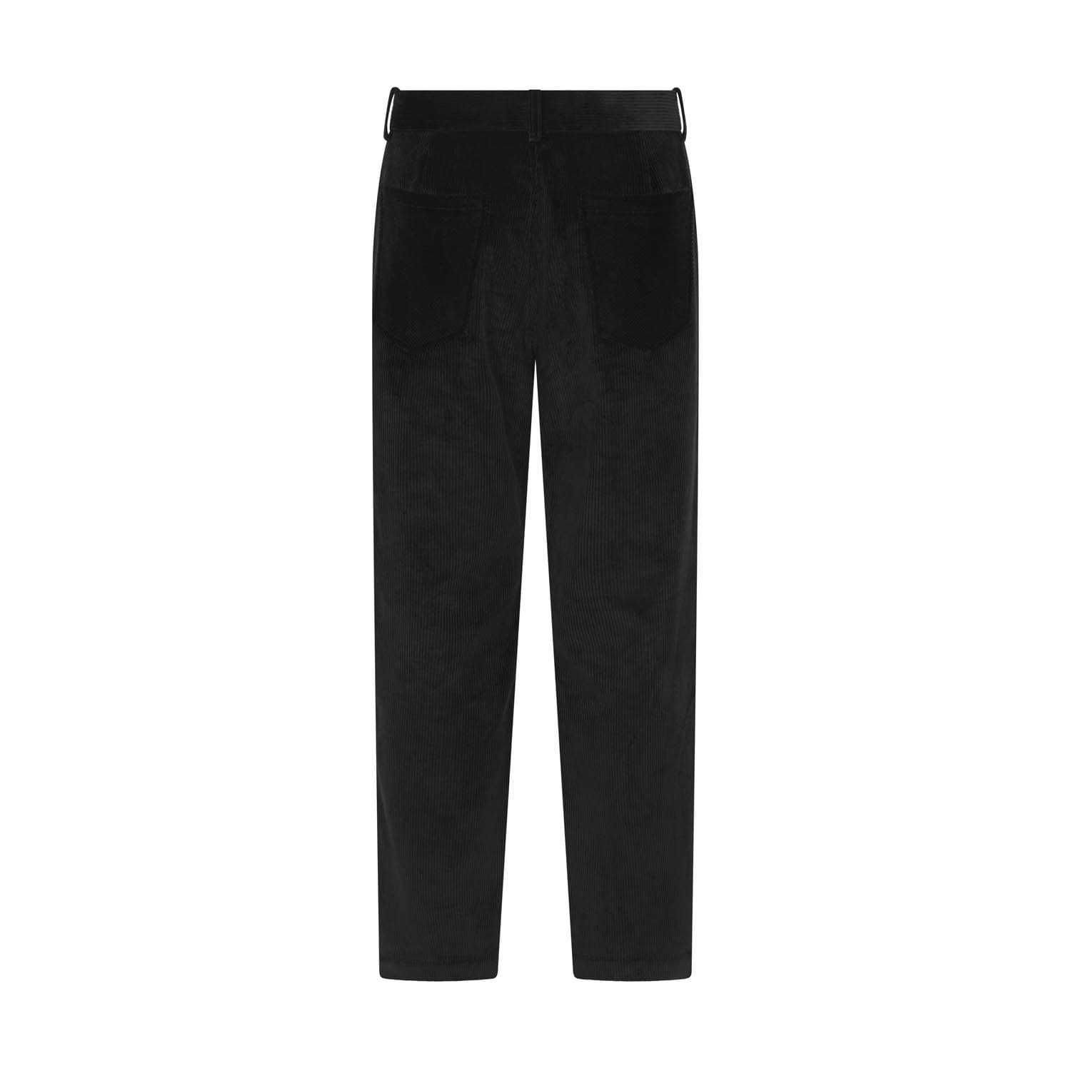 Relaxed Corduroy Trousers - Black by FROLICKERS