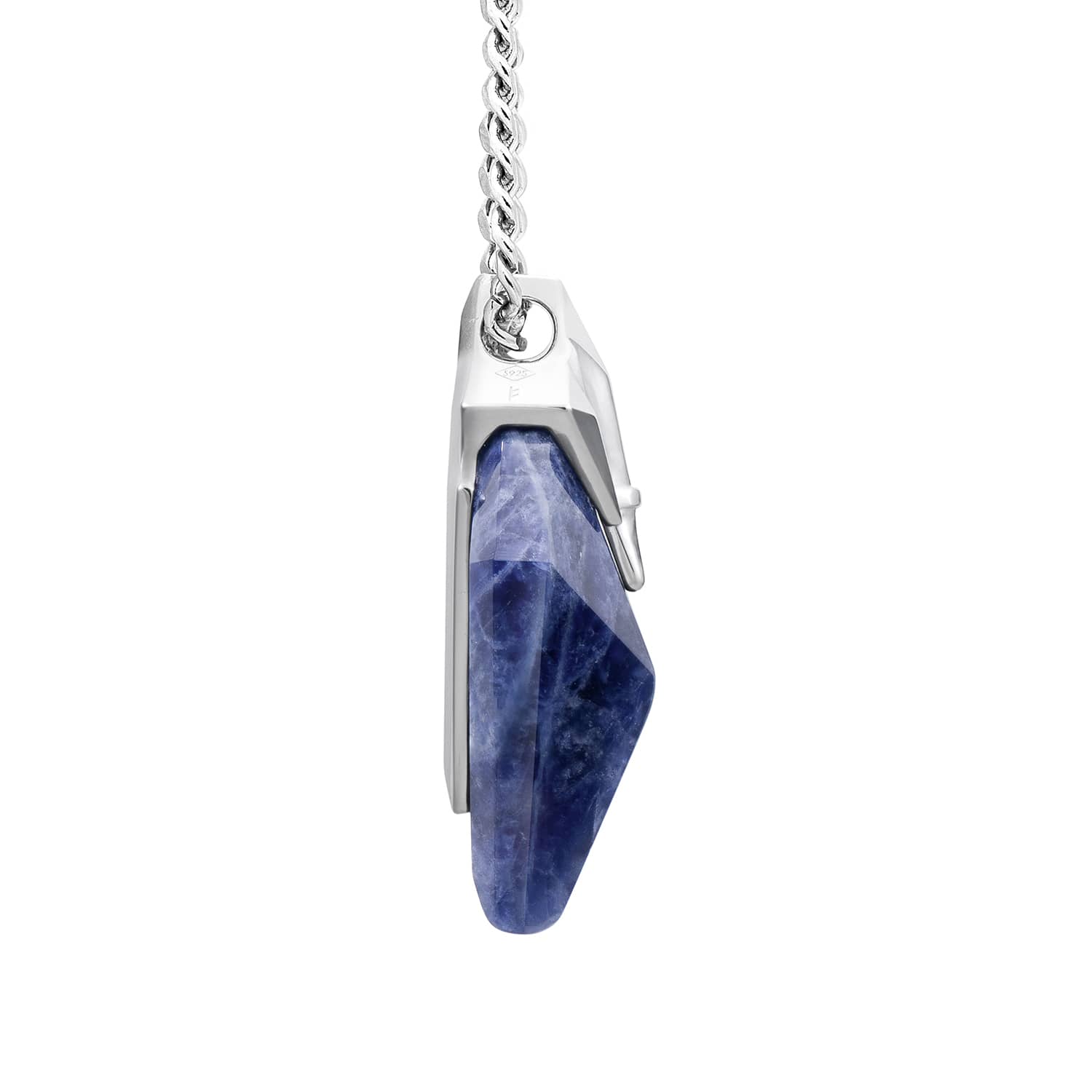 Poseidon Trident Sodalite Necklace-Stainless | AWNL | Wolf & Badger