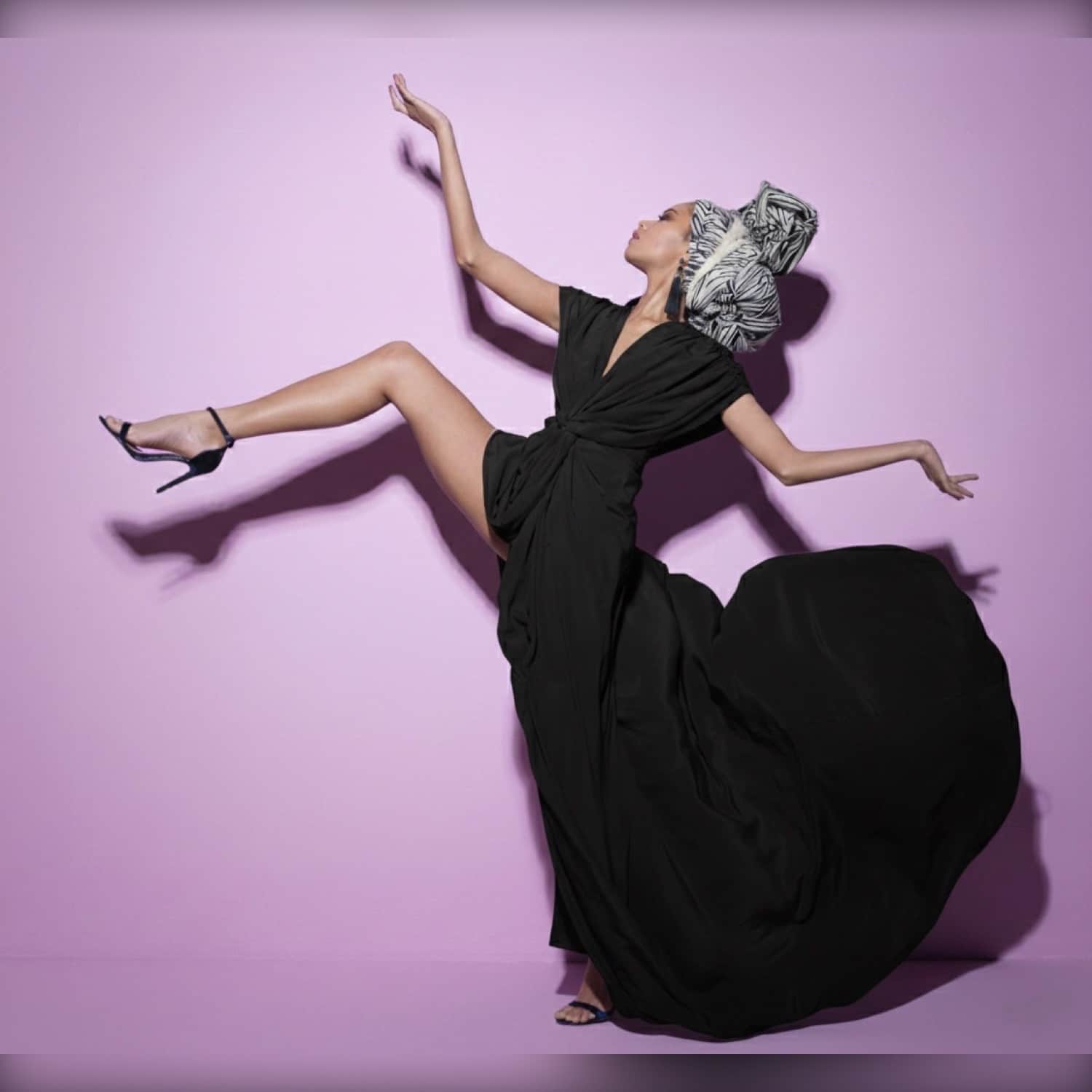avant garde black dress Avant Garde 1930s Black Moss Crepe Draped Halter Back Dress w Sequin D –  Shrimpton Couture main image 1