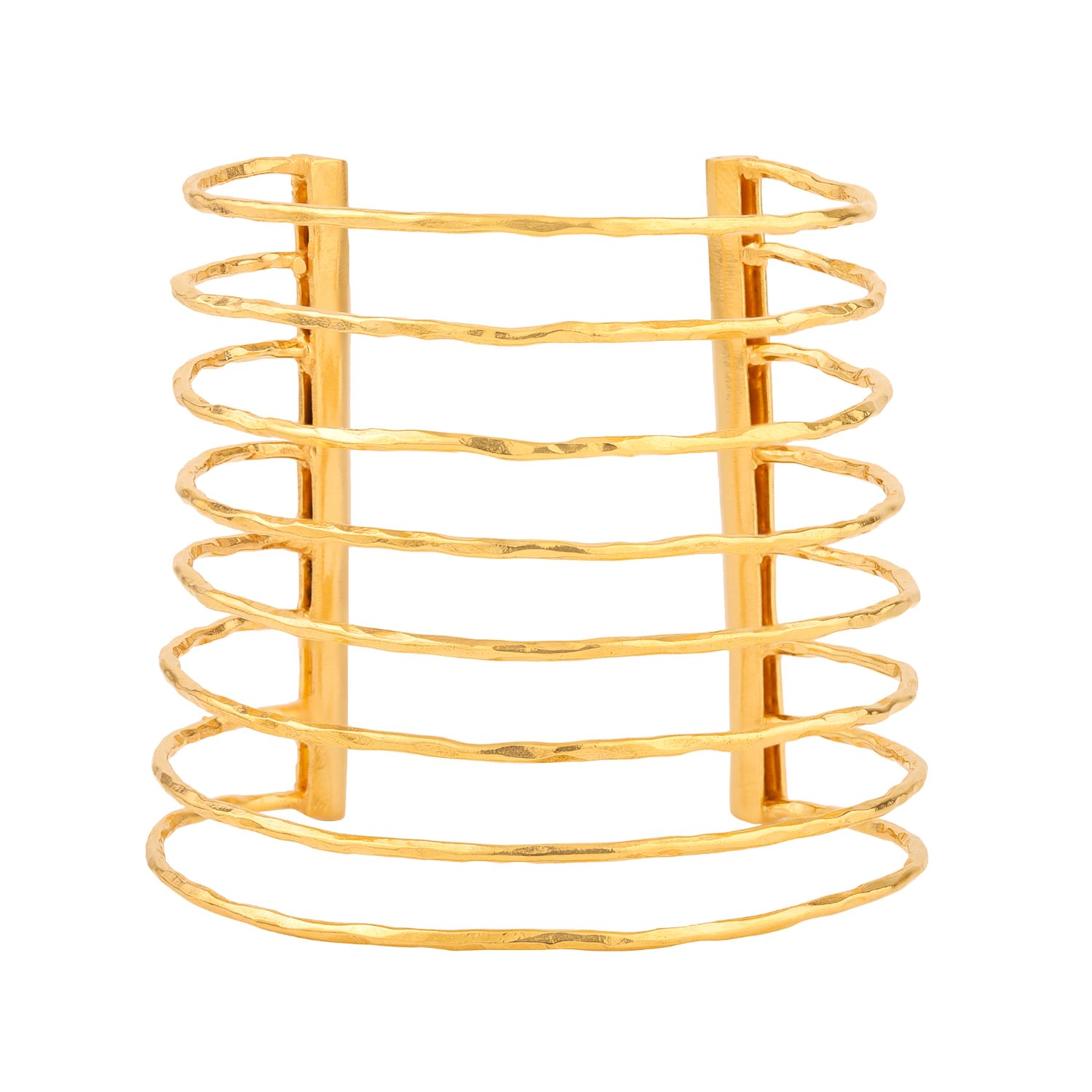 Gem Bazaar Jewellery Women's Gold Cuff In Gold