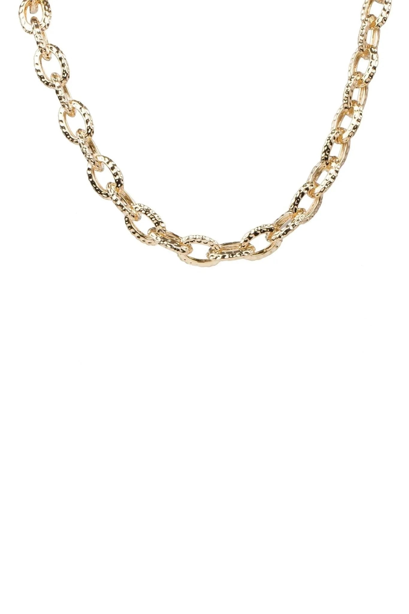 Saachi Women's Hammered Gold Chain Necklace In Gold
