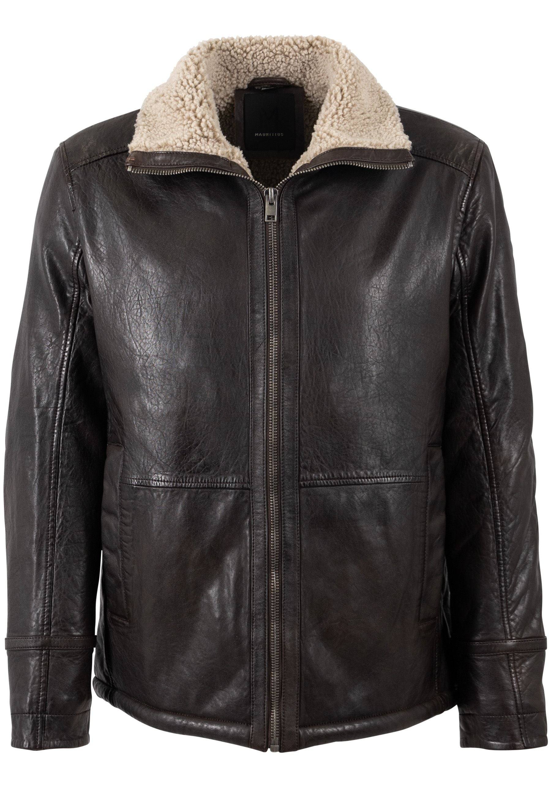 Mauritius Men's Brown Nuuko Uf, Leather Jacket