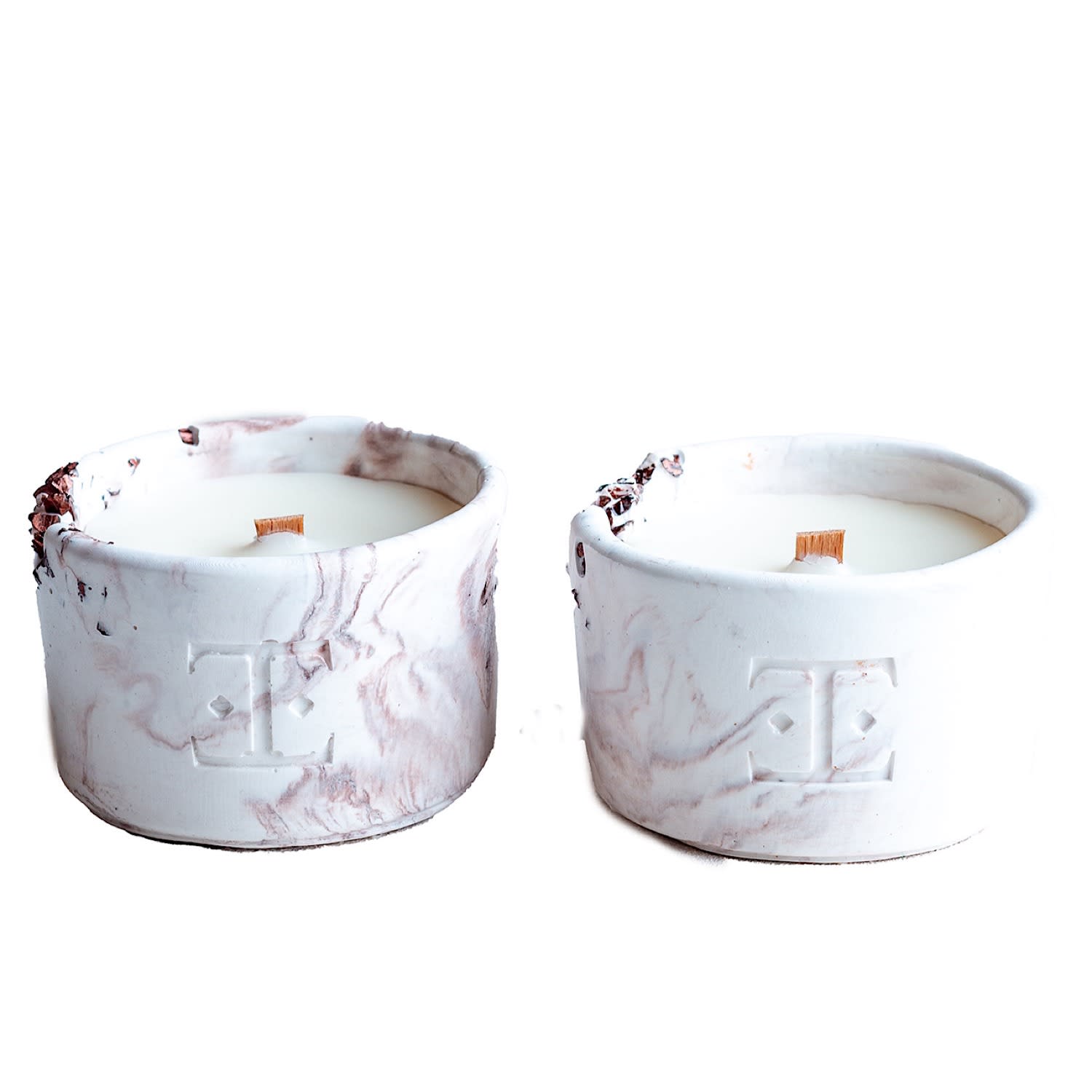 Esti Living Brown / White Mocha Dreams Midi Candle Set