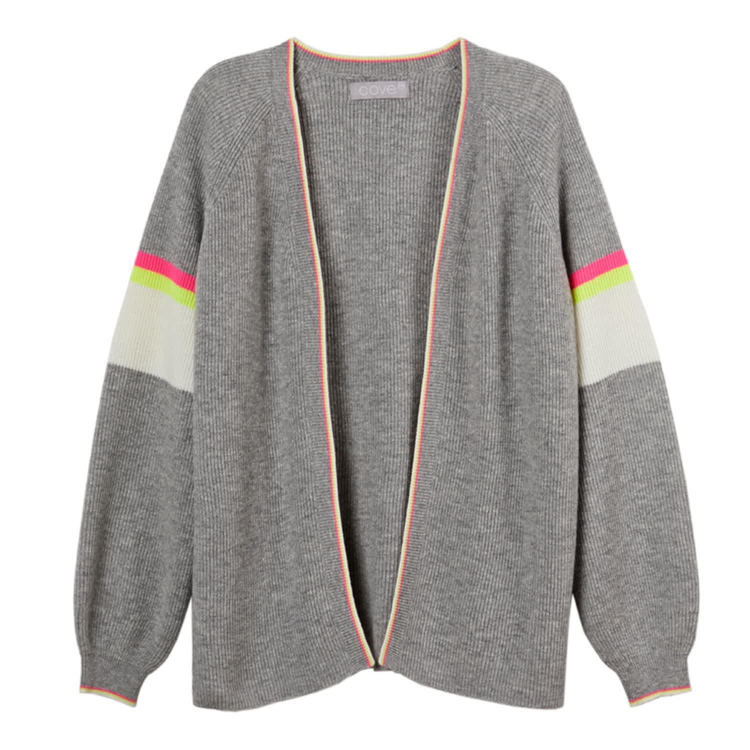 neon yellow cardigan