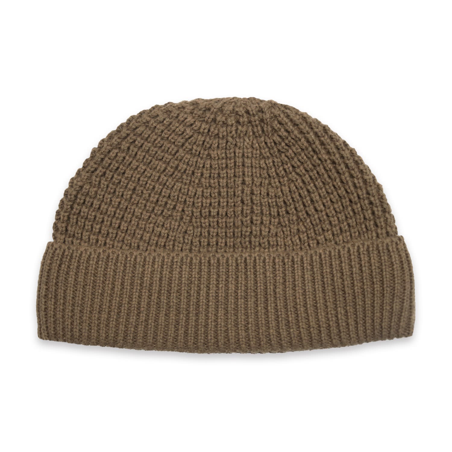 Paul James Knitwear Men's Brown Lightweight Cotton Docker Whitby Beanie - Caramel In Brown