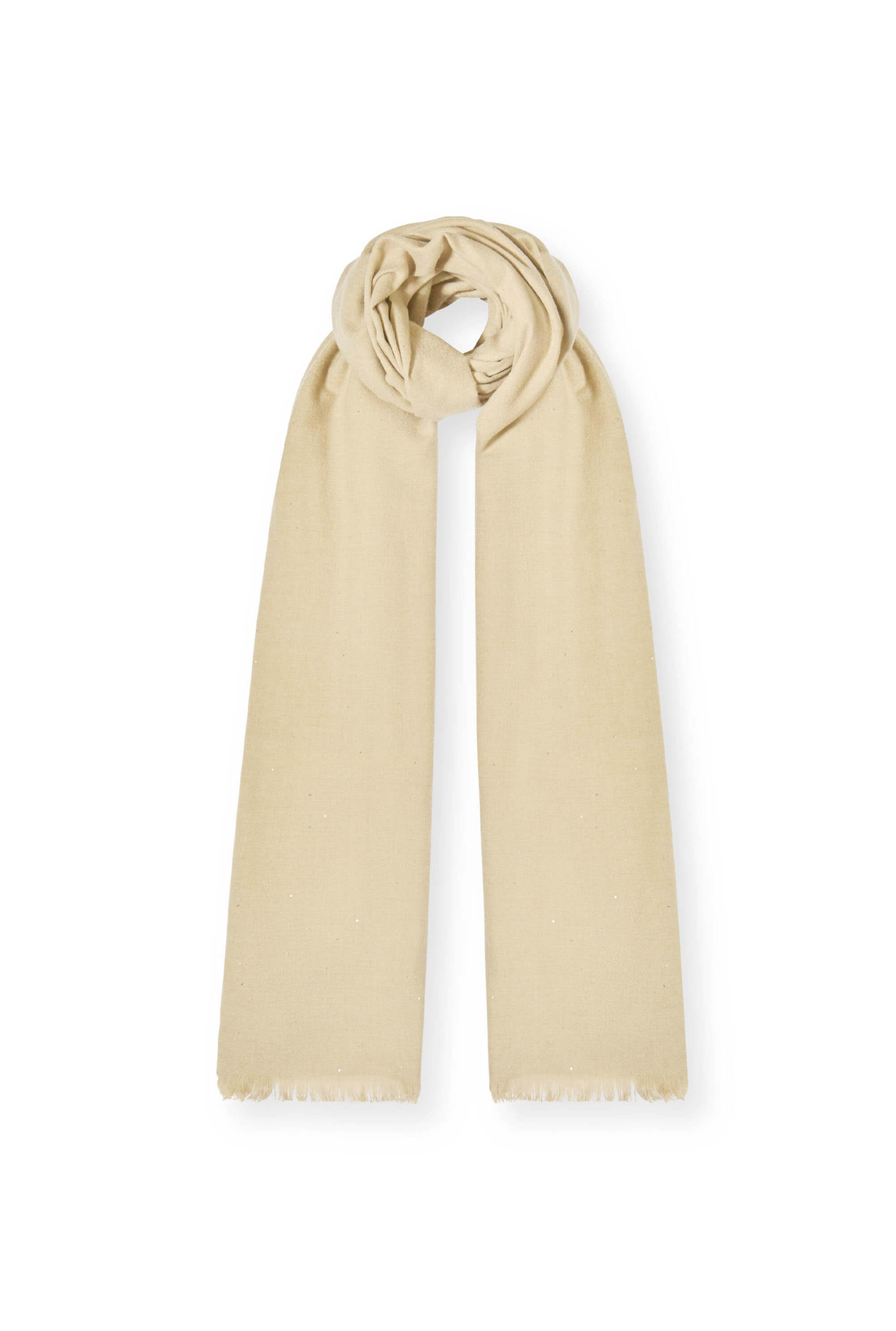 James Lakeland Women's Neutrals Soft Shine Ivory Scarf In Neutral