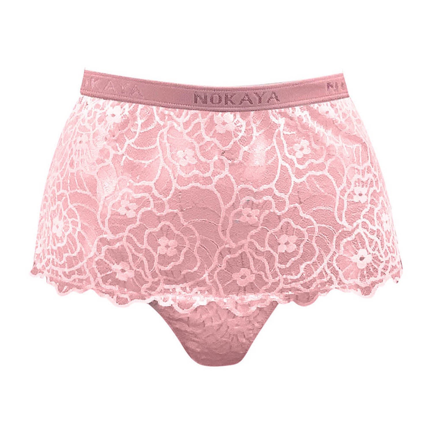 Nokaya Women's Rose Gold Born In Ukraine High Waist Briefs - Bouquet In Rose Gold