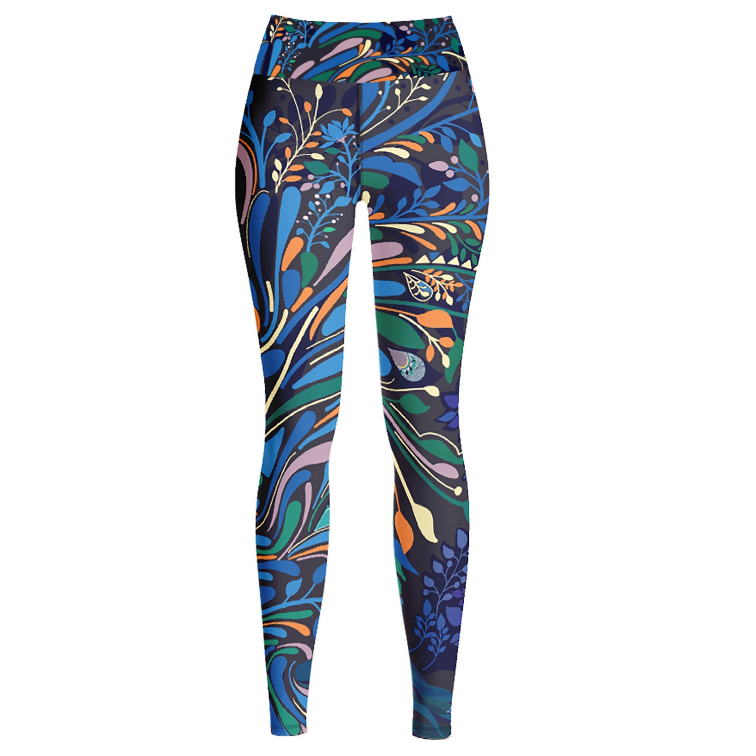 Jessie Zhao New York High Waist Yoga Leggings In Sprinkle Night In Black
