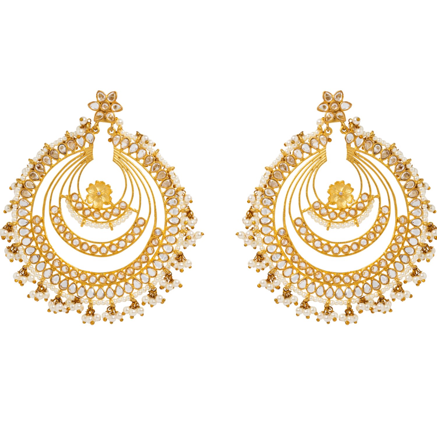 Meraki By Rashmi Bajaj Women's Minerva  Gold Earrings