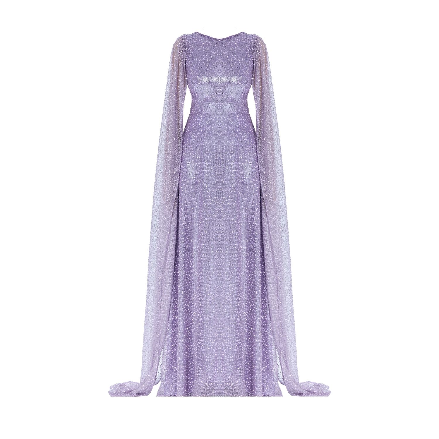 NUR KARAATA WOMEN'S PURPLE LA MAMOUNIA GOWN DRESS
