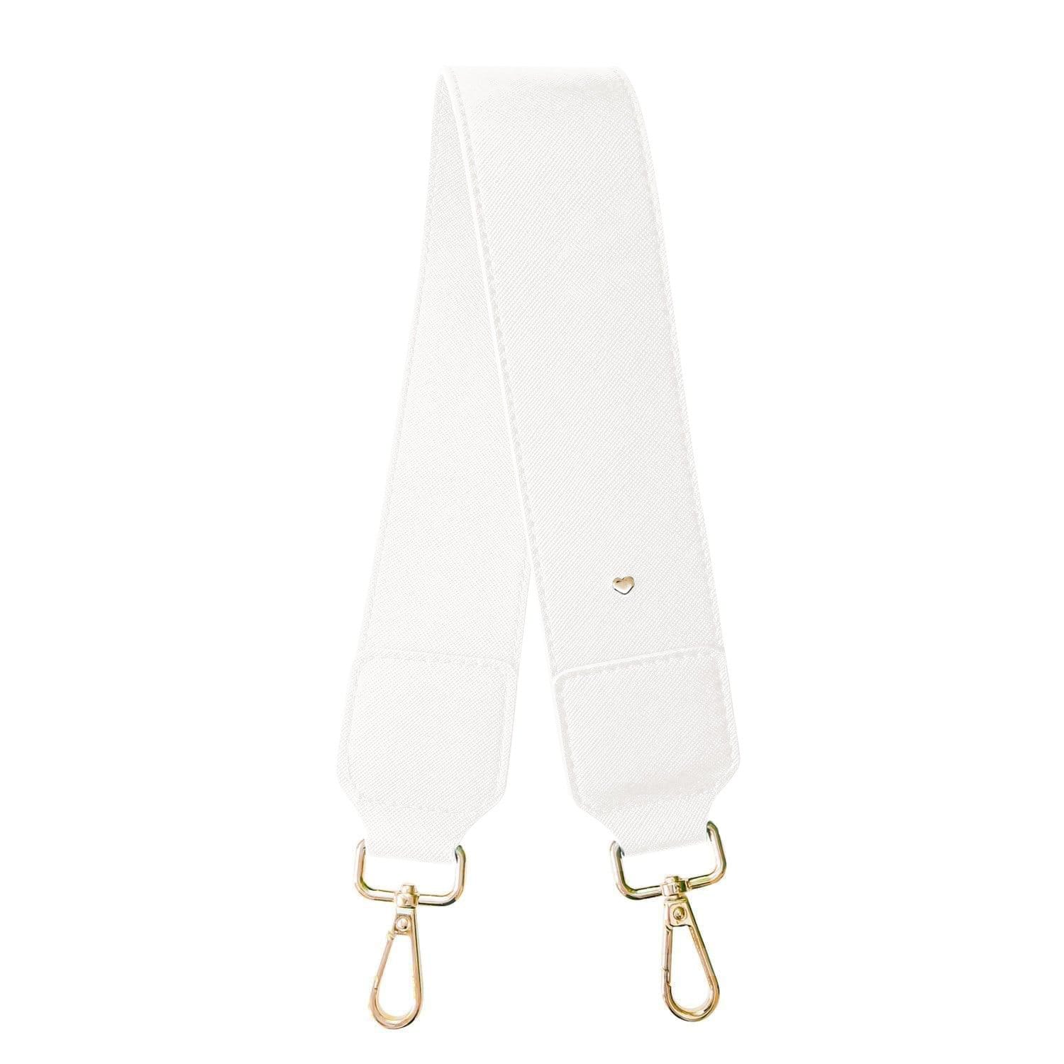 Women’s Bailey Short Vegan Leather Strap - White One Size Jlr London