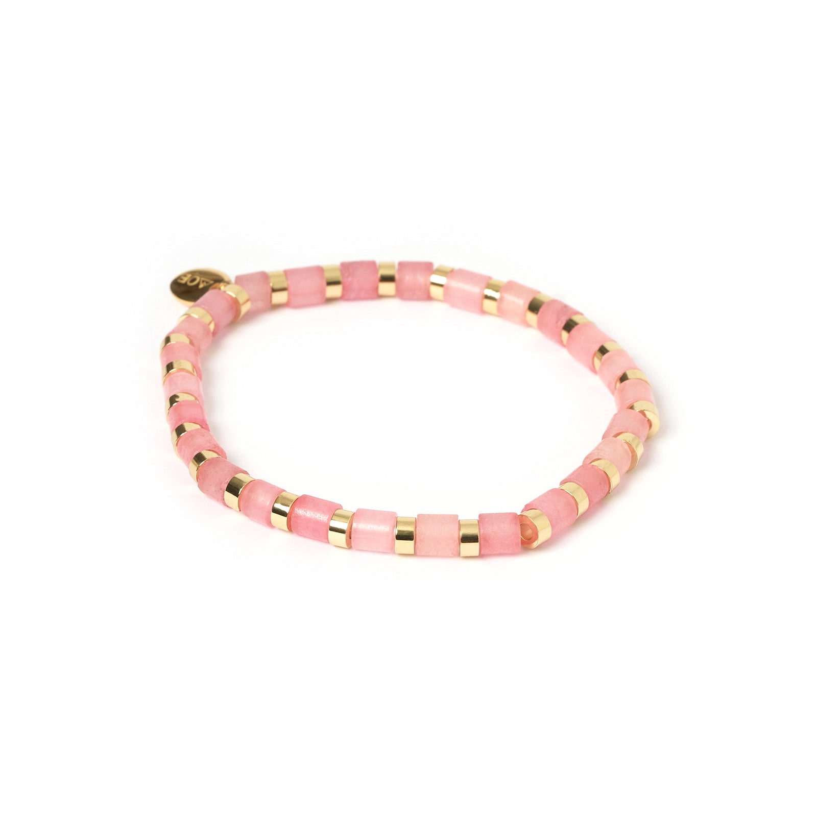 Women’s Rose Gold / White Vixen Gemstone Bracelet - Cherry Arms of Eve