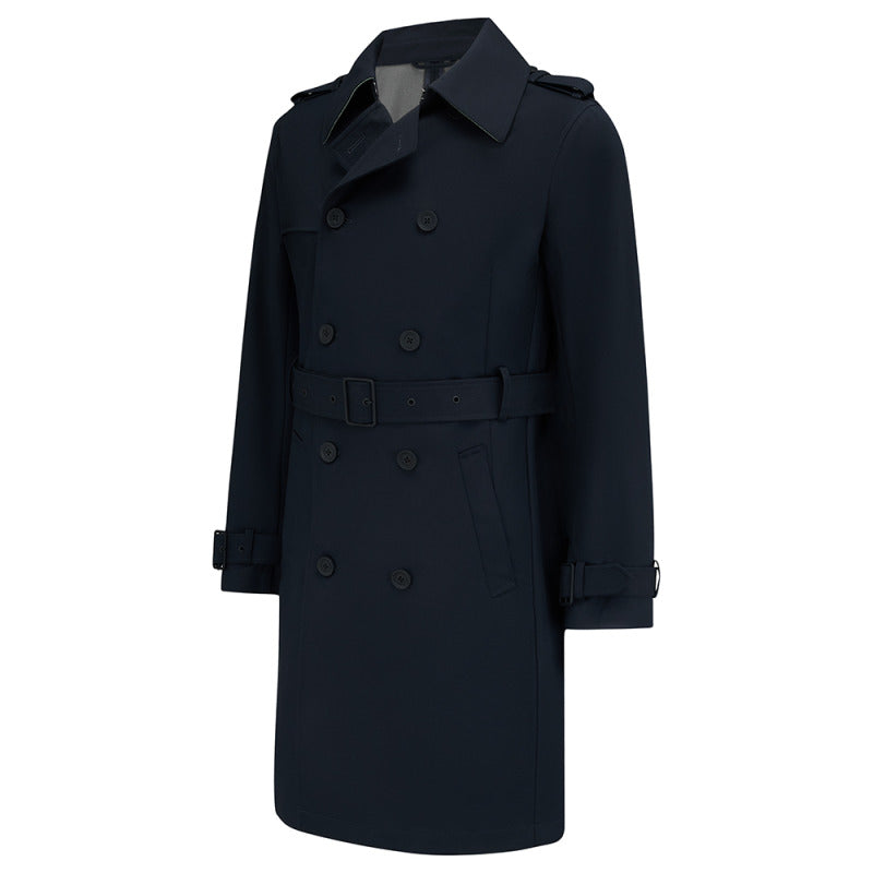 Guards London Men's Blue Beacon Unlined Trench Coat - Navy In Blue